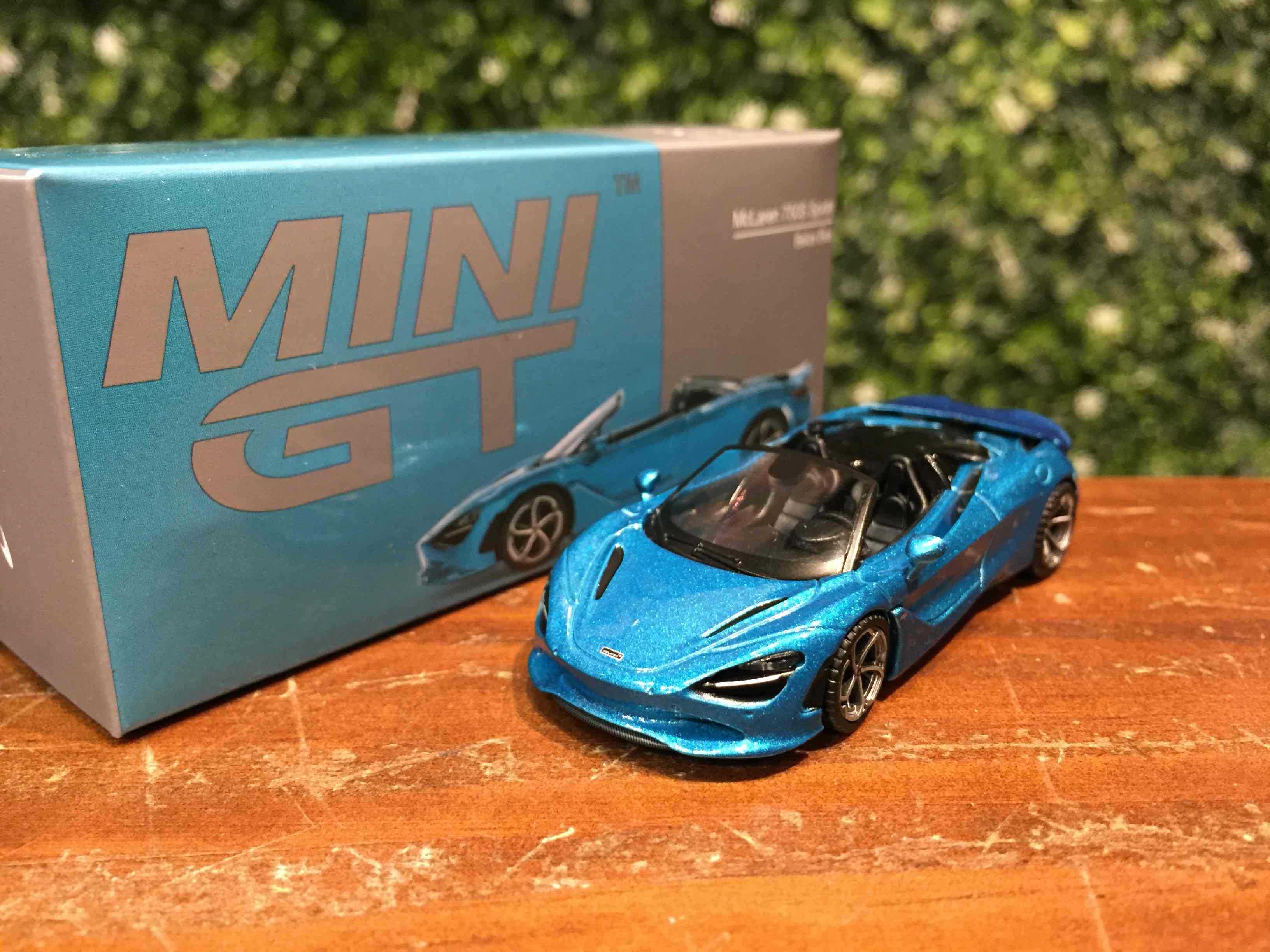 1/64 MiniGT McLaren 750S Spider Belize Blue MGT00812L【MGM】