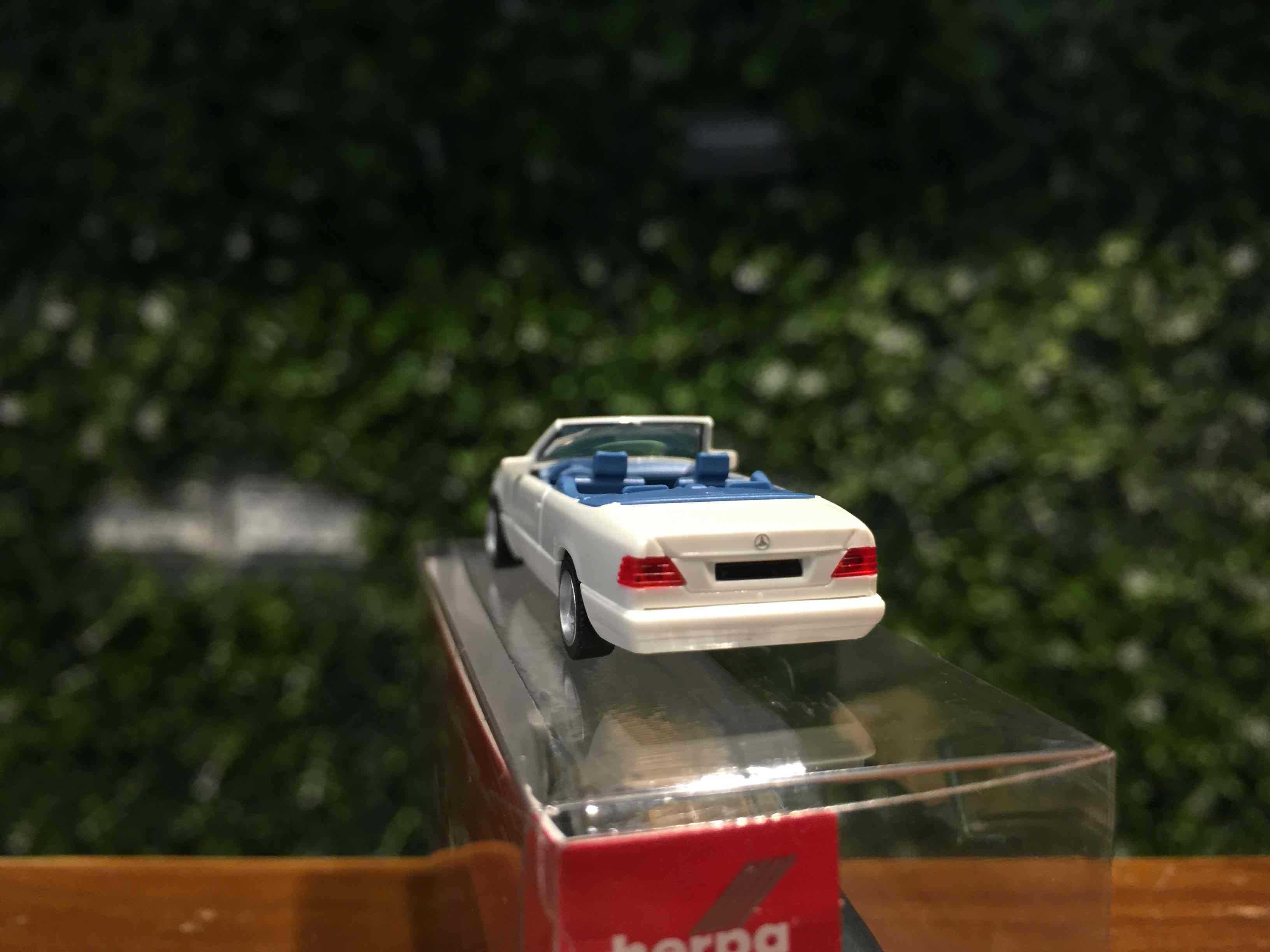 1/87 Herpa Mercedes-Benz 320 CE Cabrio W124 White【MGM】