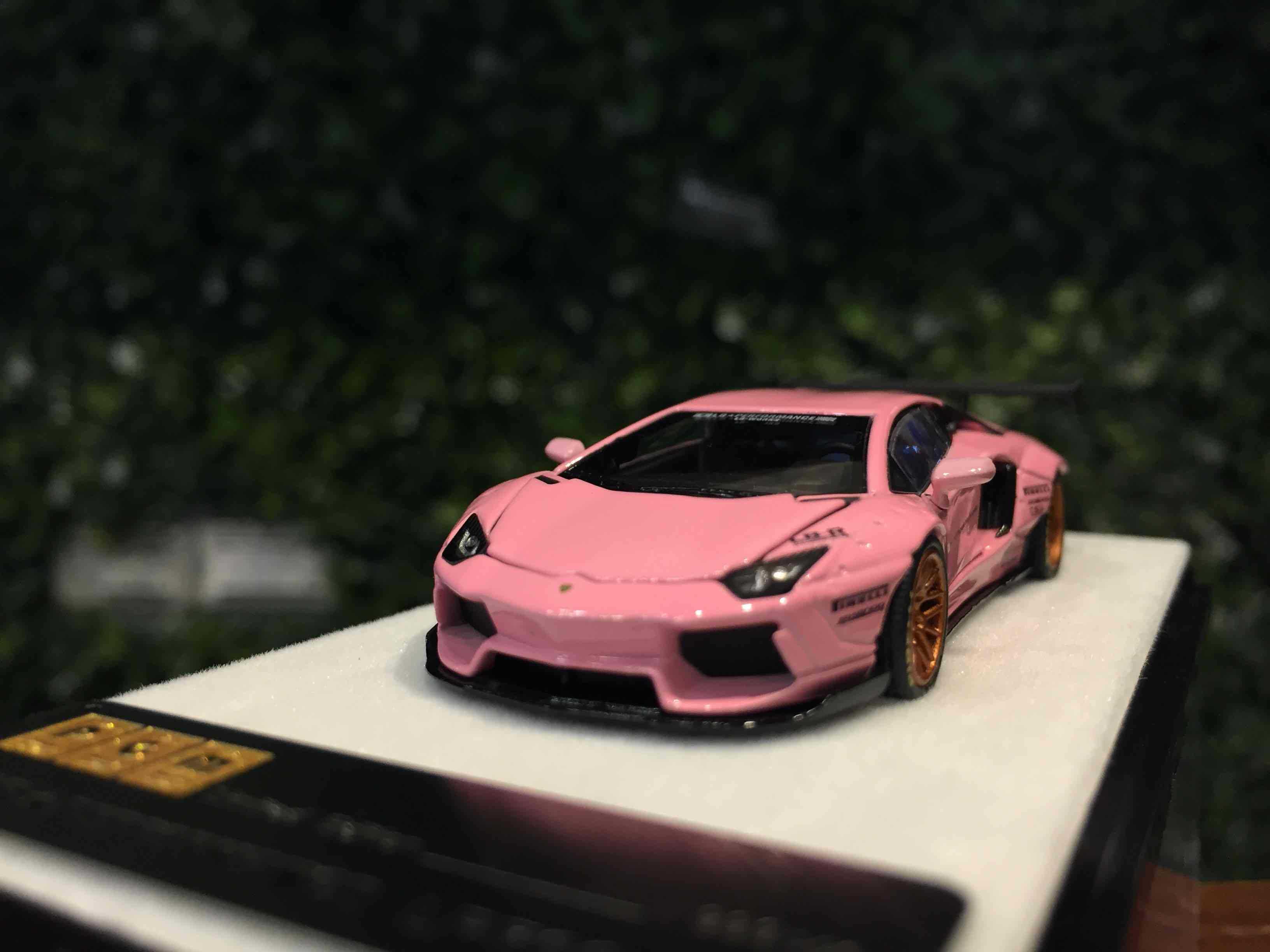 1/64 PGM LBWK Lamborghini Aventador Pink PGM640412S【MGM】