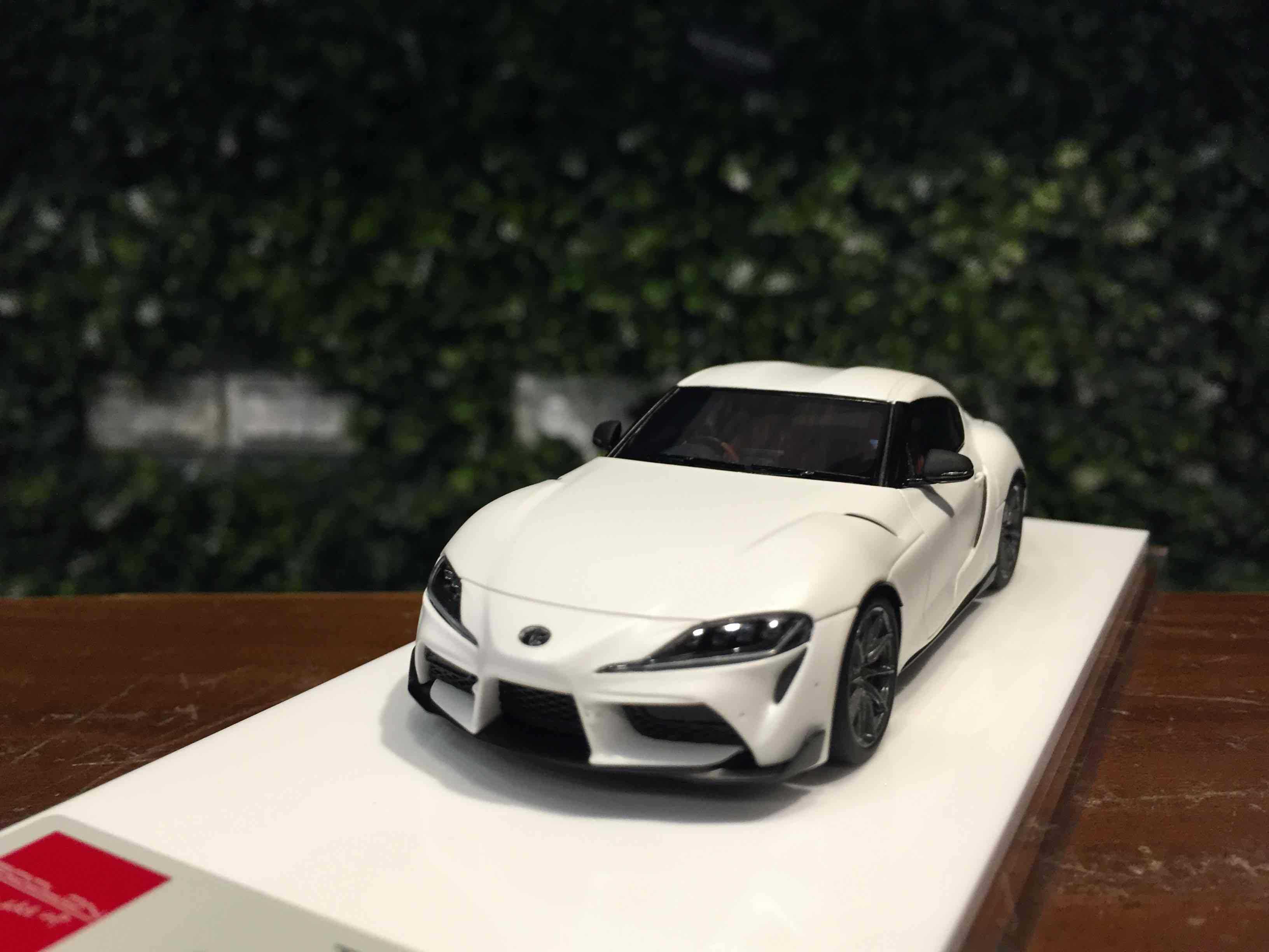 1/43 MakeUp Toyota GR Supra (A91) MatteWhite 2022 EM689【MGM】