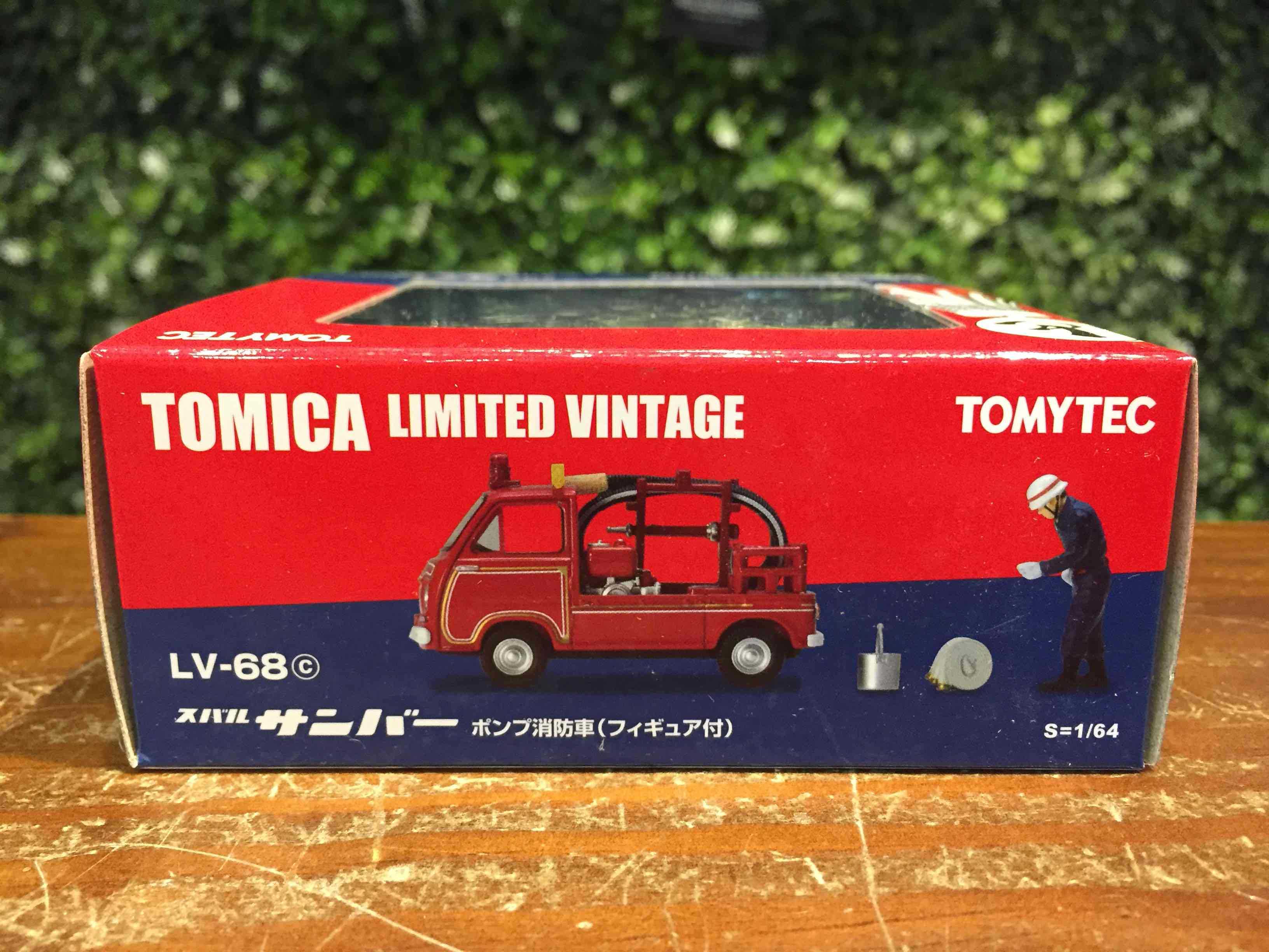 1/64 Tomica Subaru Sambar Pump Fire Engine LV-68c【MGM】