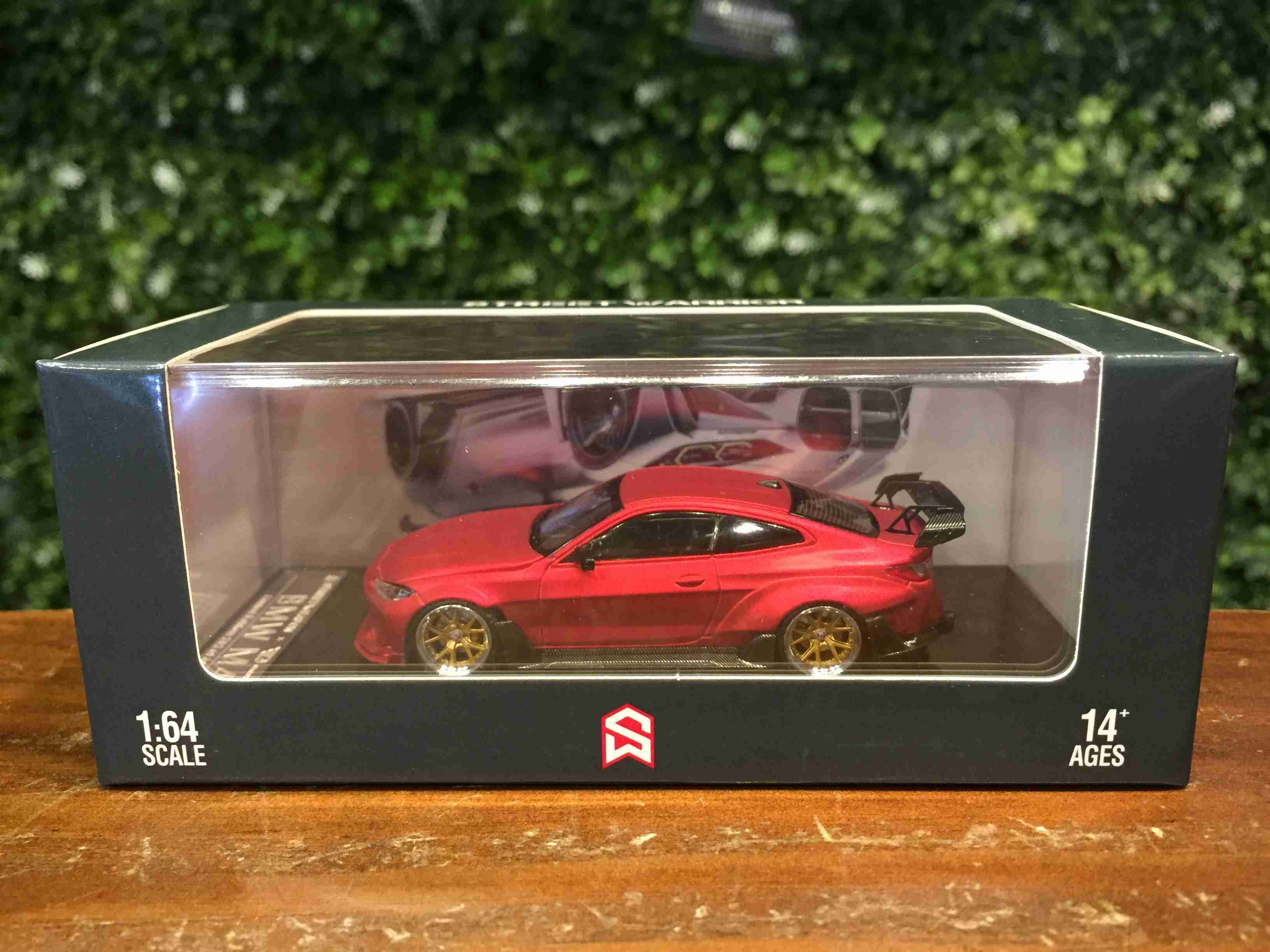 1/64 StreetWeapon BMW M4 (G82) Widebody Matte Red【MGM】