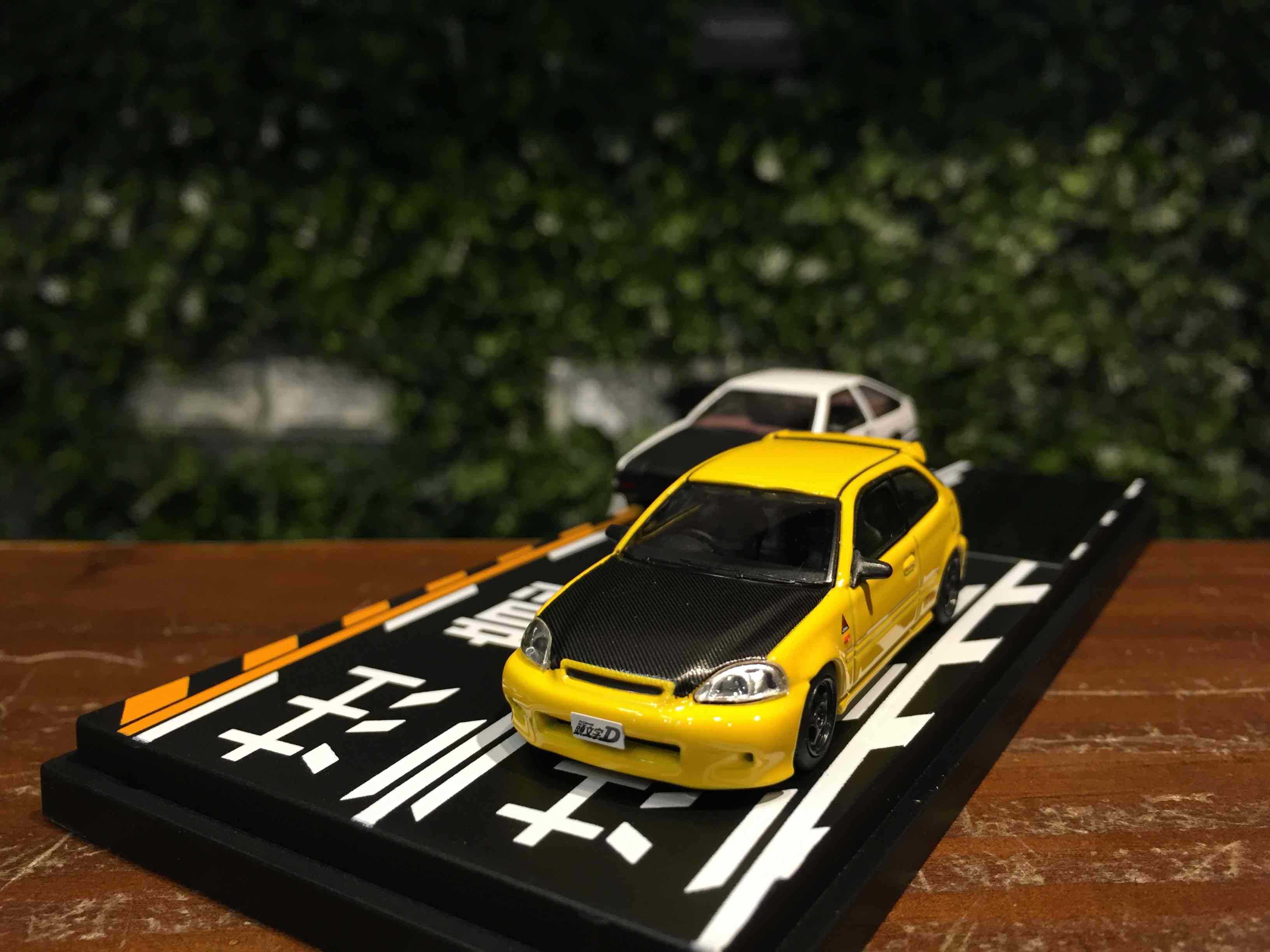 1/64 Modelers 頭文字D 館智幸 HondaCivic EK9 藤原拓海 AE86 MD64212【MGM】