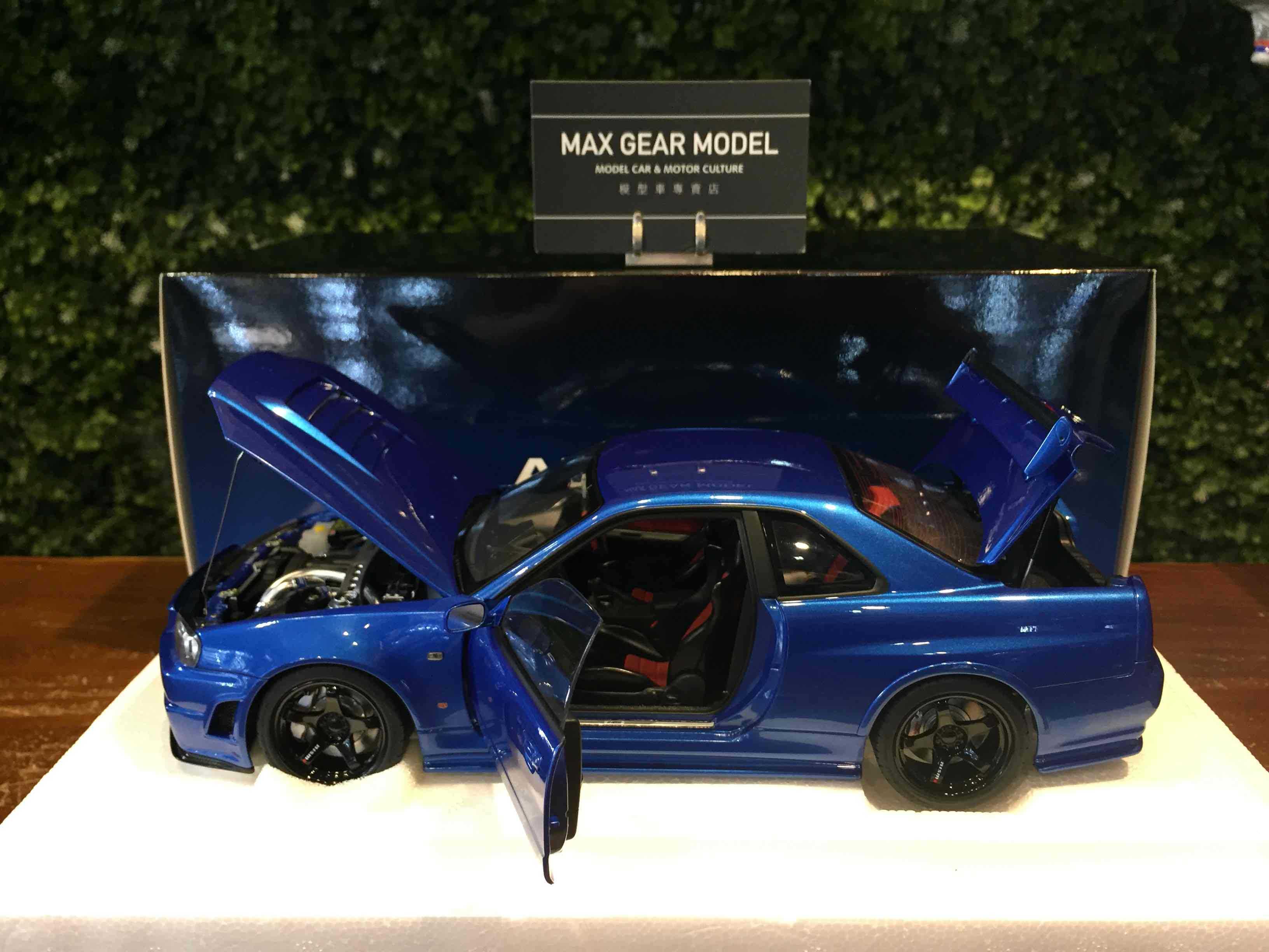 1/18 AUTOart Nissan Skyline GT-R (R34) Z-tune BL 77462【MGM】