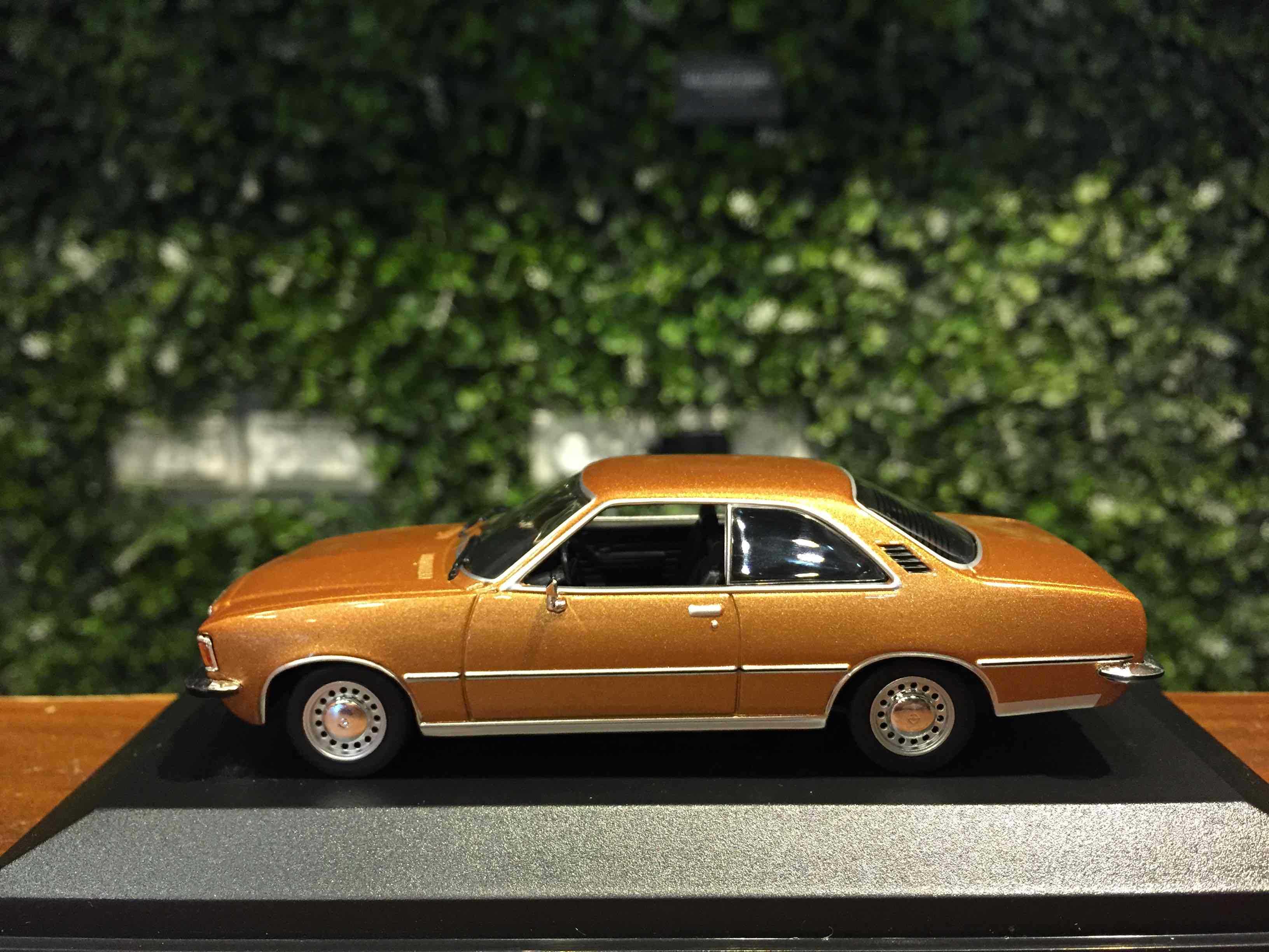 1/43 Minichamps Opel Rekord D Coupe 1975 Gold 940044020【MGM】