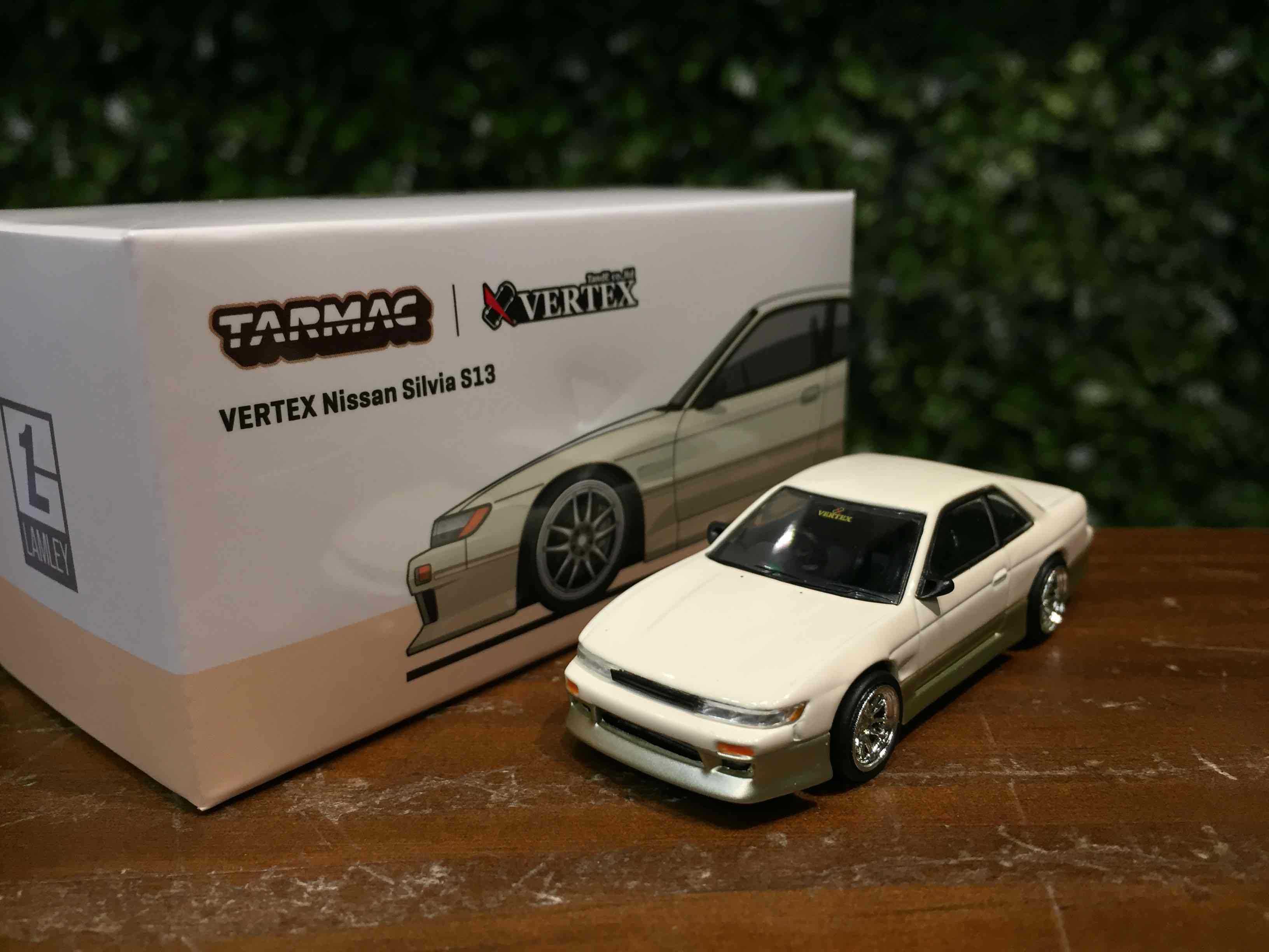 1/64 Tarmac Vertex Nissan Silvia S13 White/GD T64G025WH【MGM】