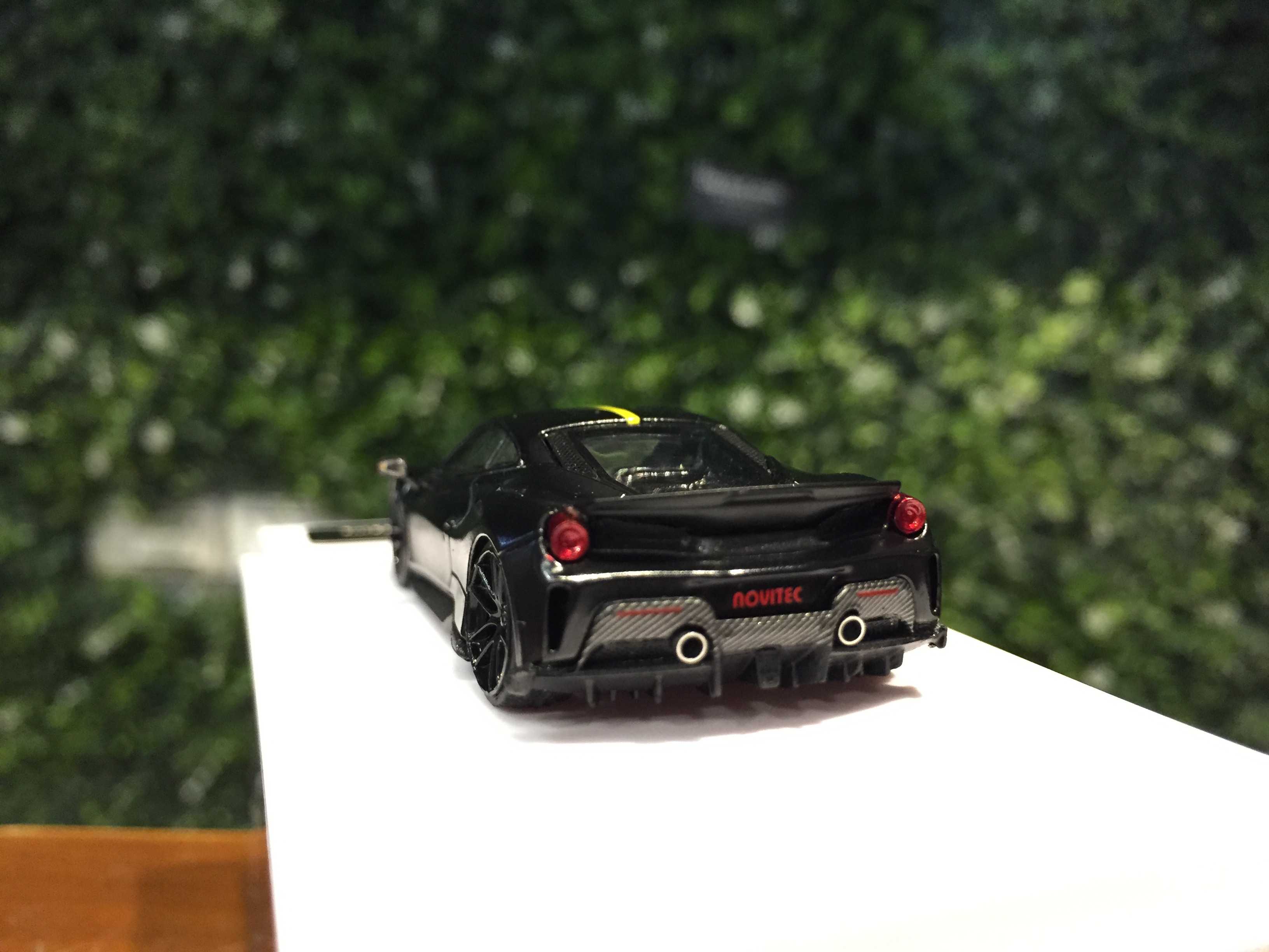 1/64 DCM Novitec Ferrari 488 Pista Matte Black【MGM】