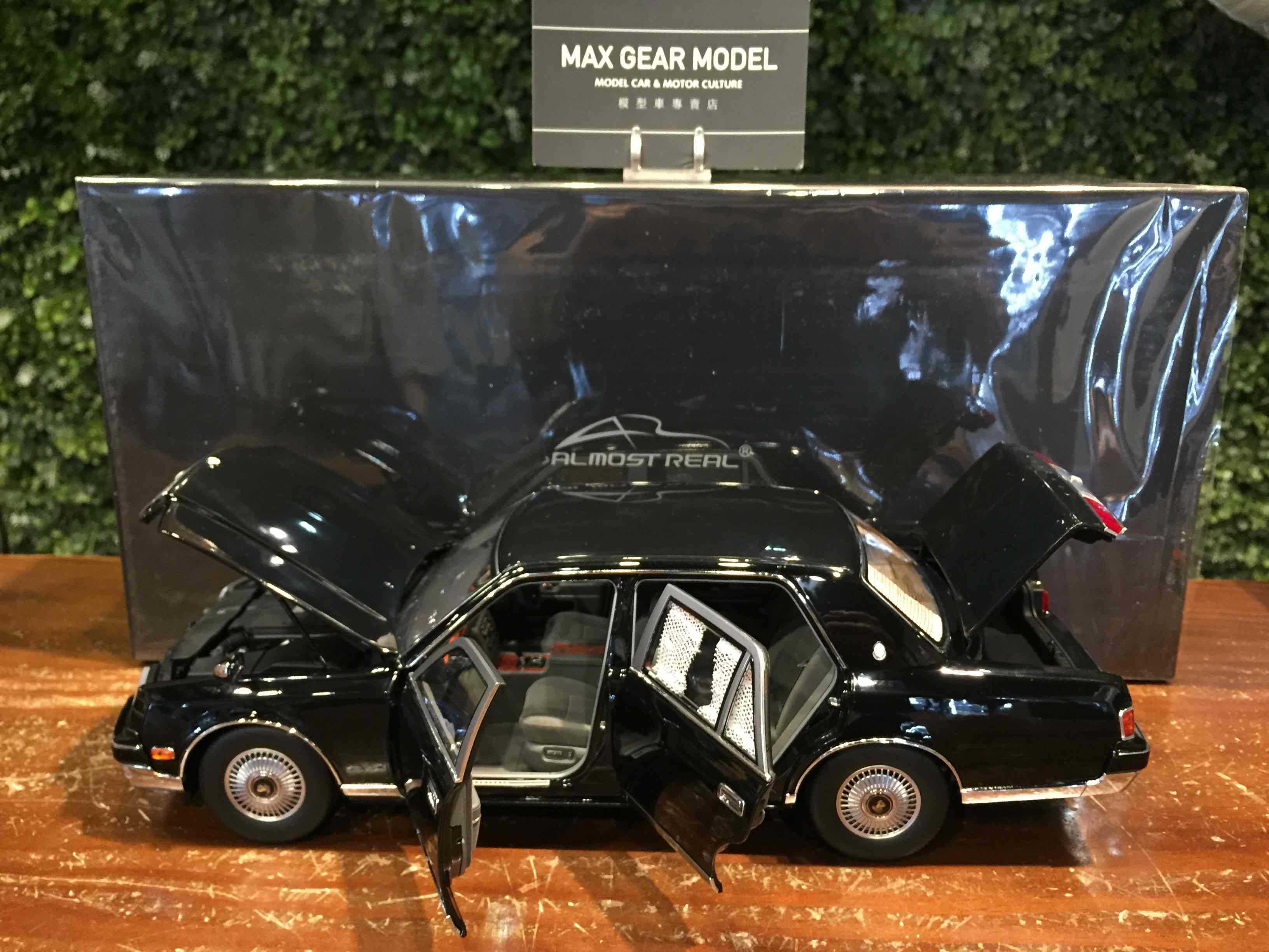 1/18 Almost Real Toyota Century 1997 Black 870201【MGM】