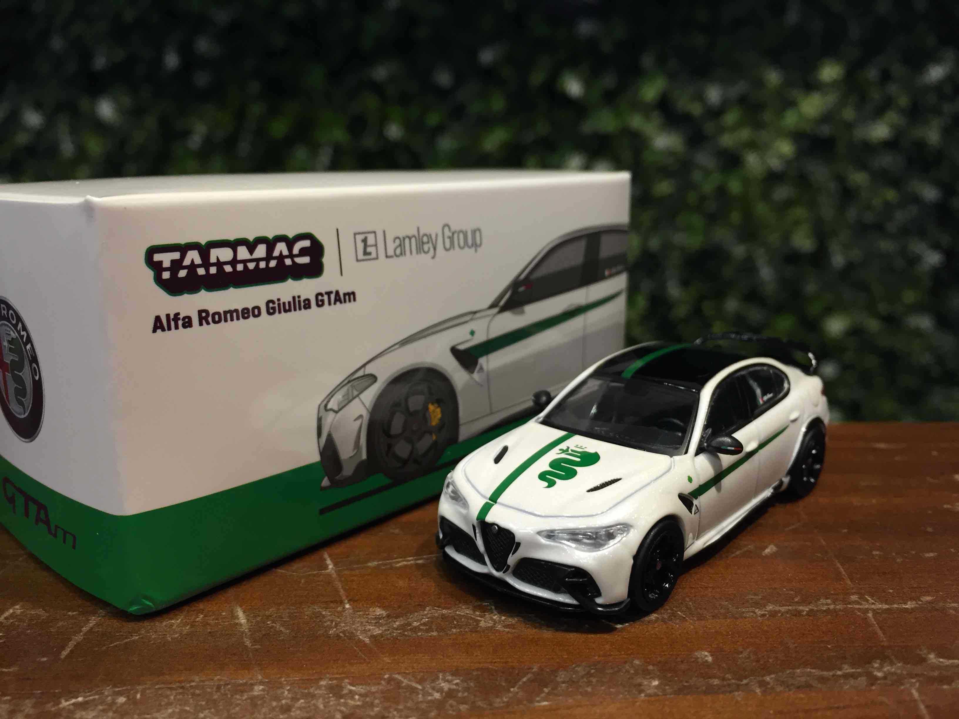 1/64 Tarmac Alfa Romeo Giulia GTAM White T64GTL031MWG【MGM】