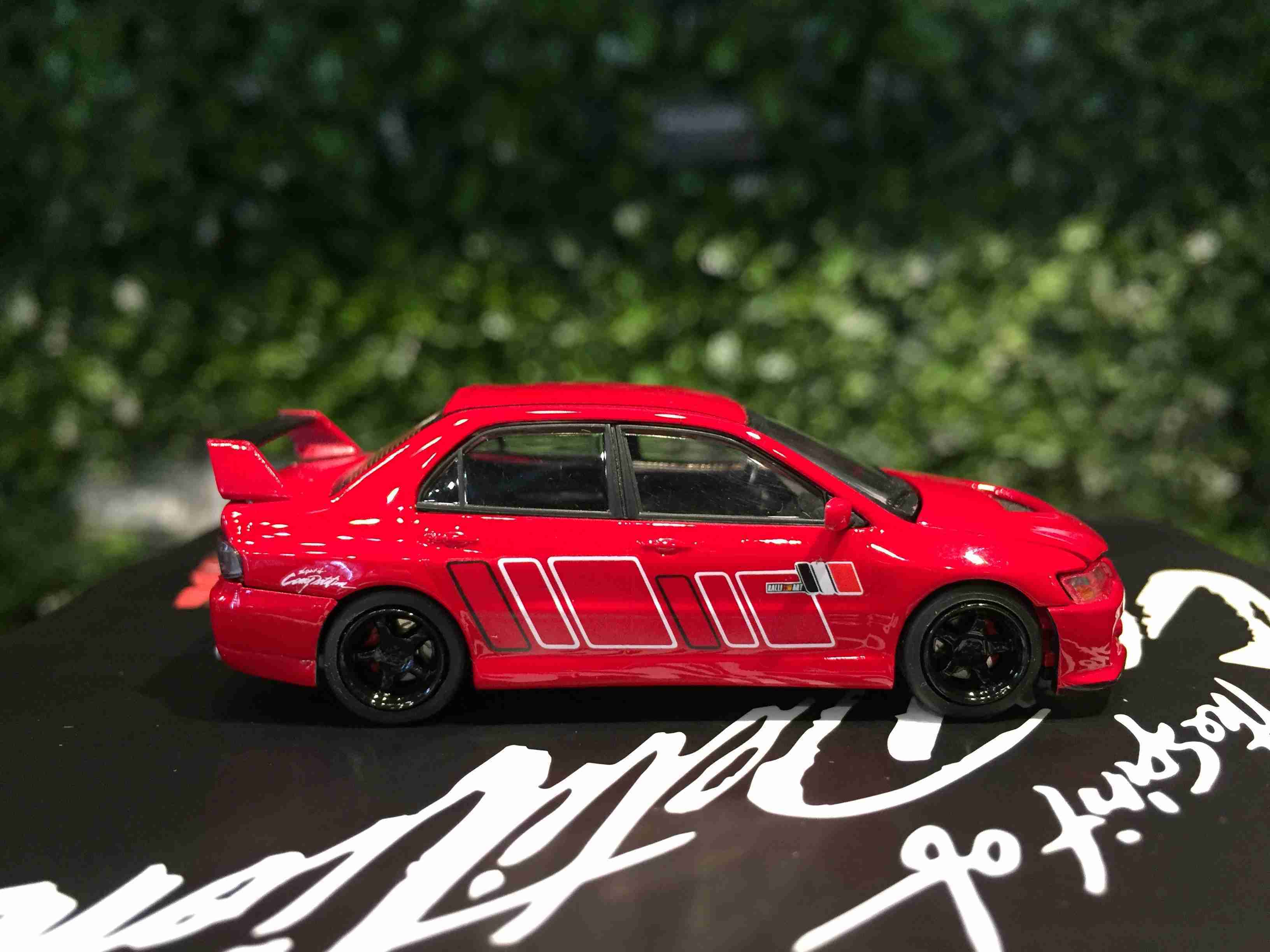 1/64 Peako Mitsubishi Lancer EVO IX RallyArt Red 附場景【MGM】