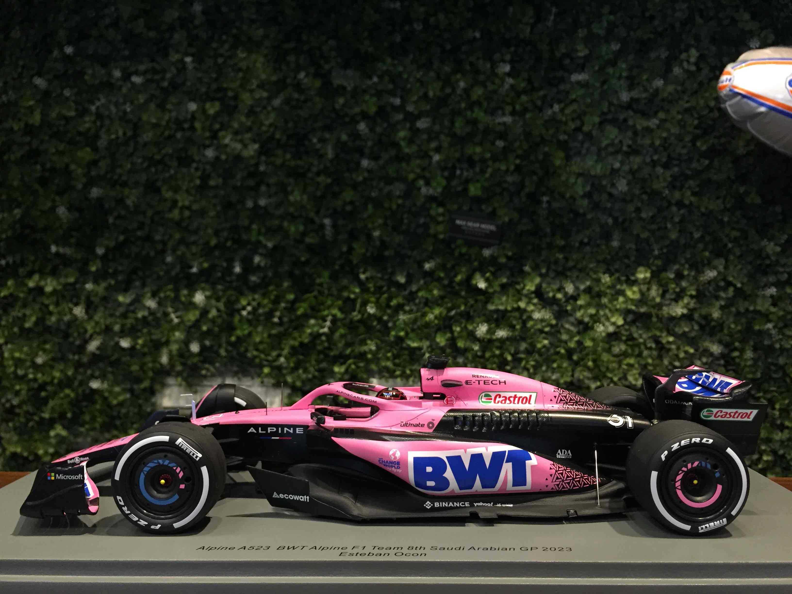 1/18 Spark Alpine A523 Esteban Ocon 8th GP 2023 18S883【MGM】