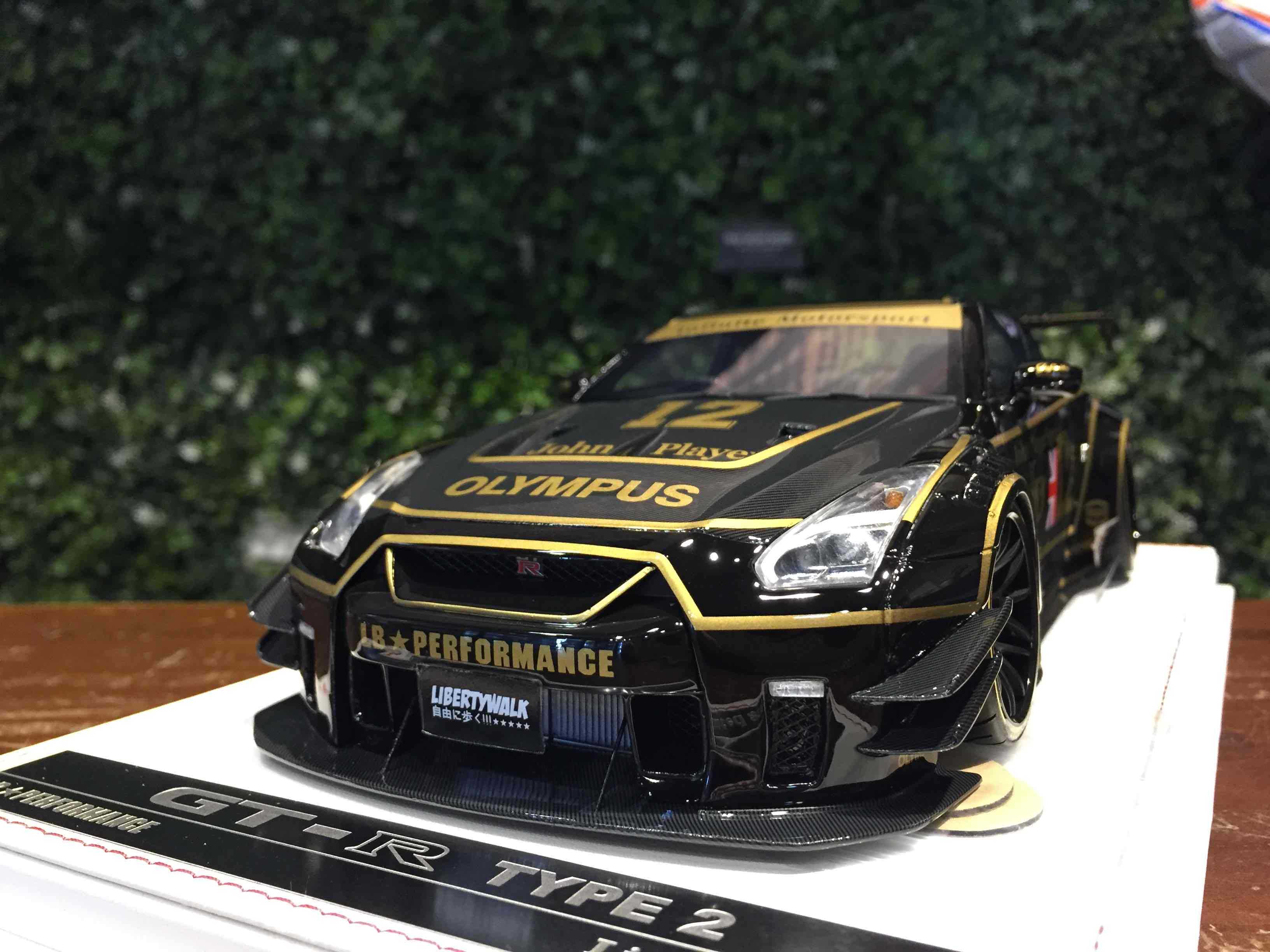 1/18 Onemodel LB-Works Nissan GT-R (R35) JPS【MGM】 - Max