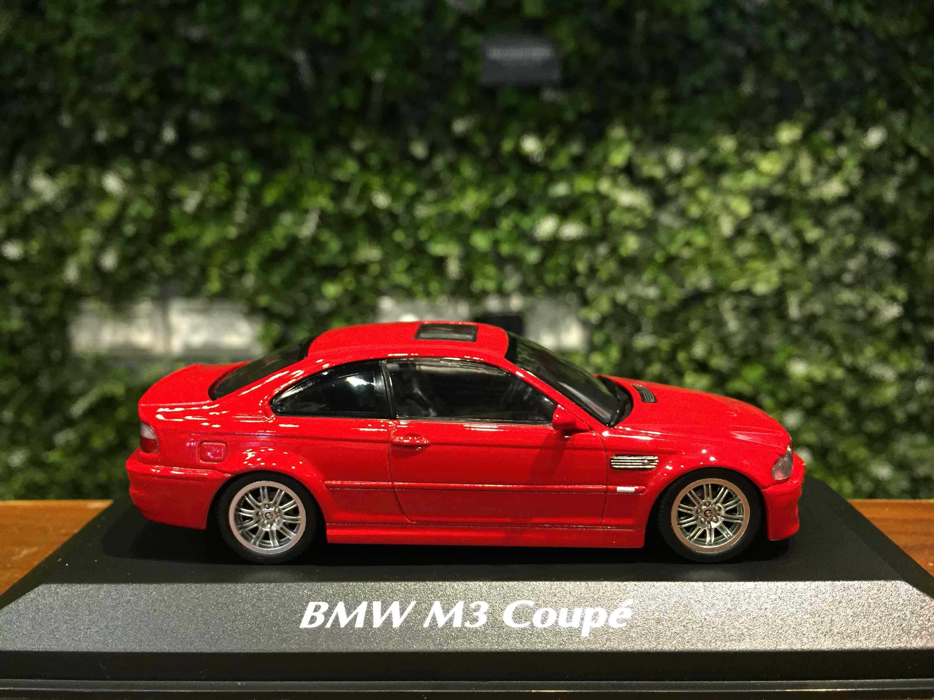 1/43 Minichamps BMW M3 (E46) Coupe 2001 Red 940020020【MGM】