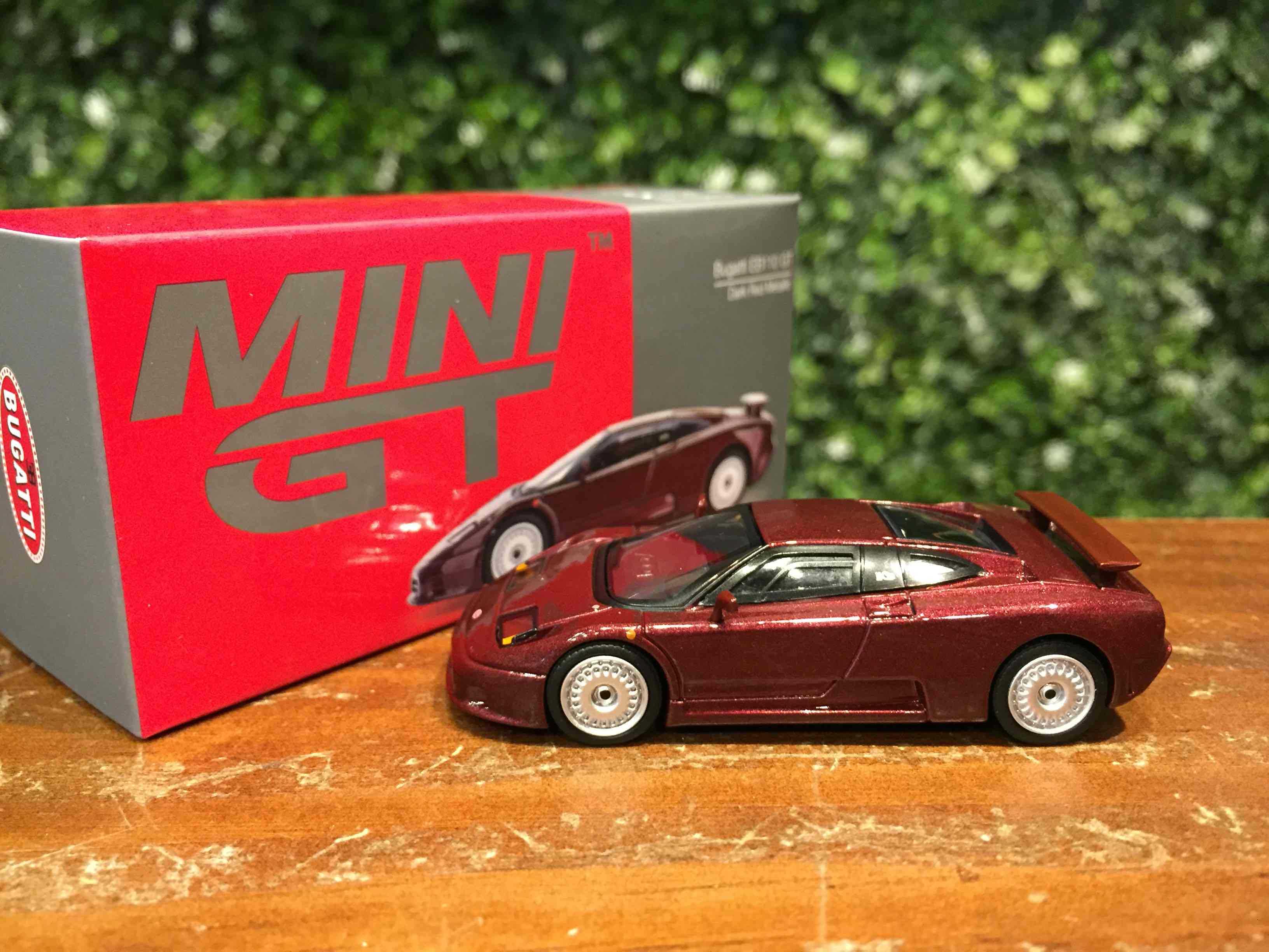 1/64 MiniGT Bugatti EB110 GT Dark Red MGT00806L【MGM】
