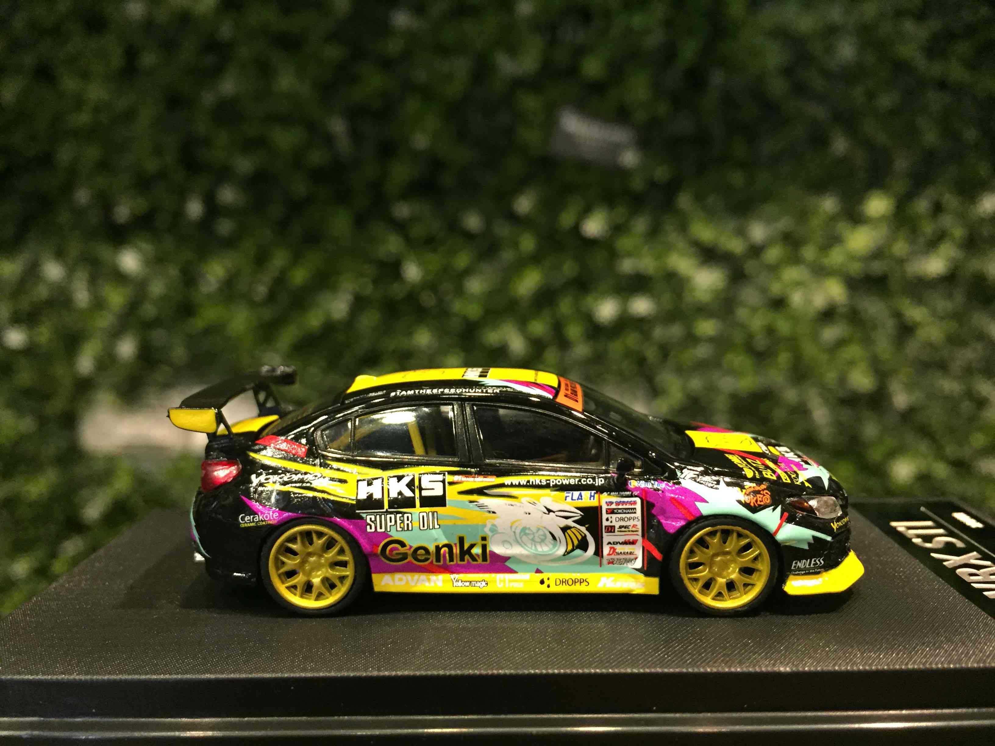 Aurora Model 1/64 スバル WRX STI HKS Aurora Model 1/64 スバル WRX STI HKS