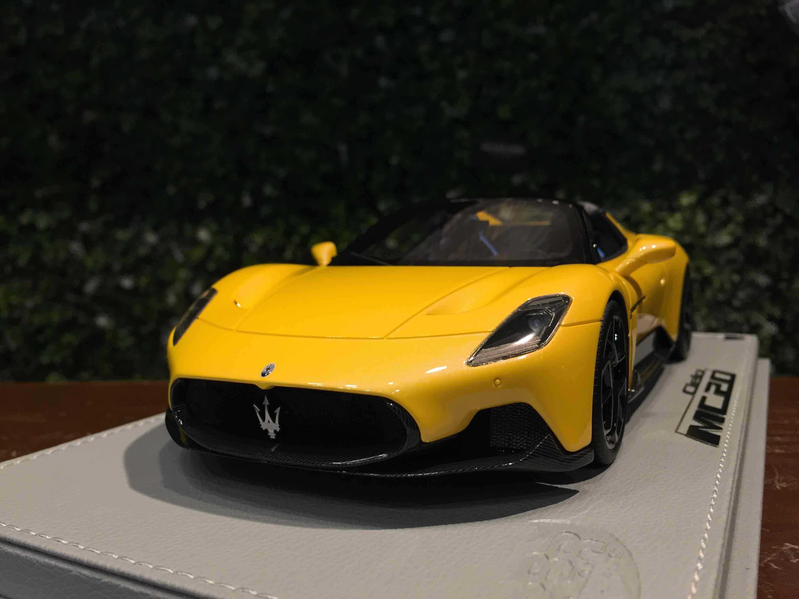 1/18 BBR Maserati MC20 Cielo Giallo Genio P18222C1【MGM】