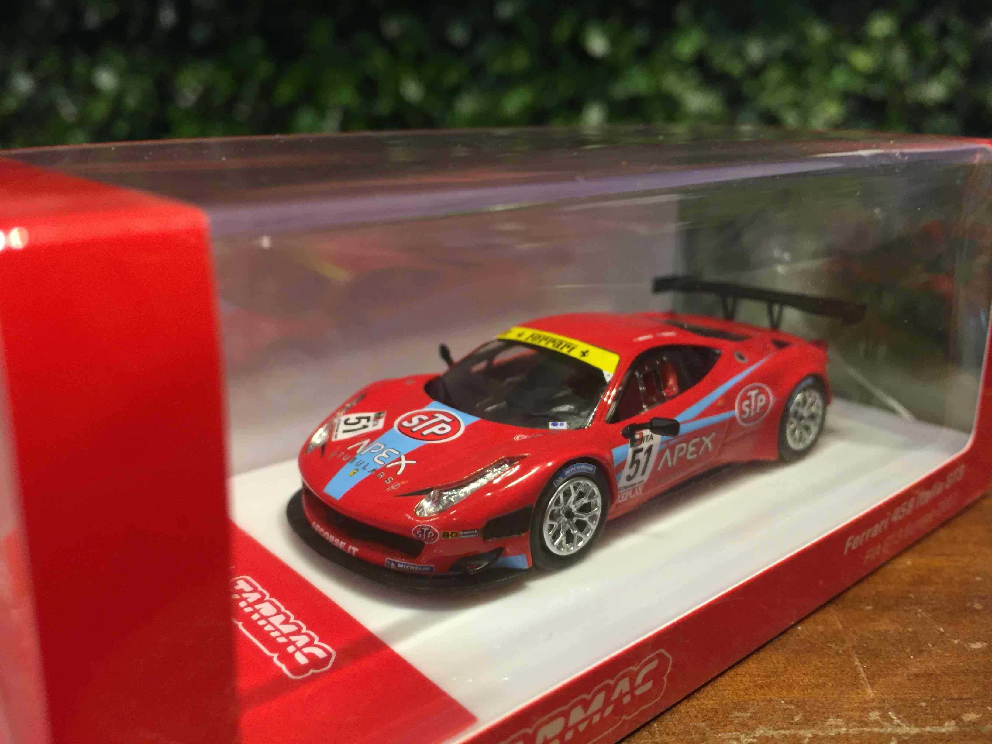 1/64 Tarmac Ferrari 458 Italia GT3 2011 T6407311FGE51【MGM】