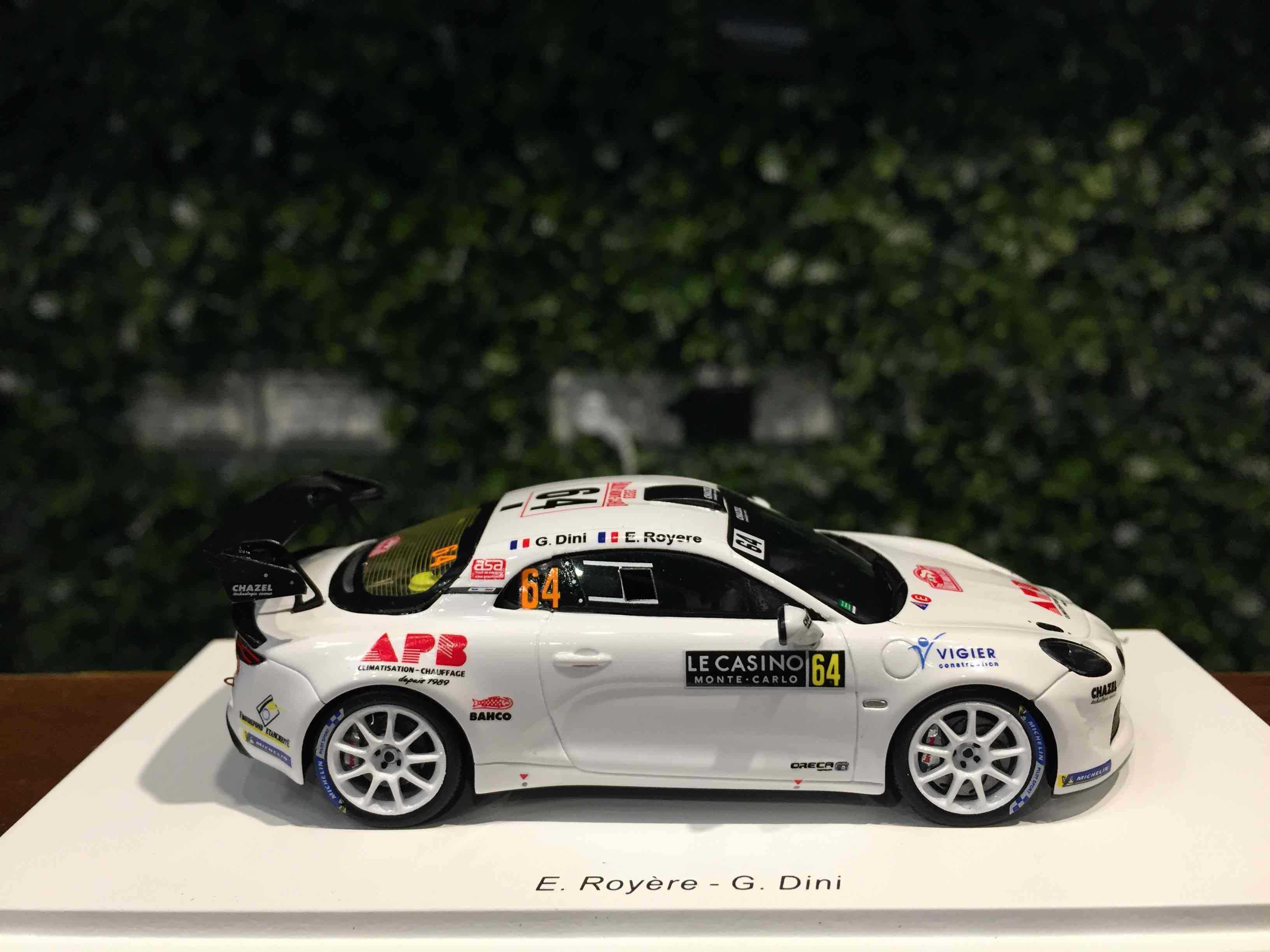 1/43 Spark Alpine A110 Rally 3rd Monte Carlo 2023 S6723【MGM】