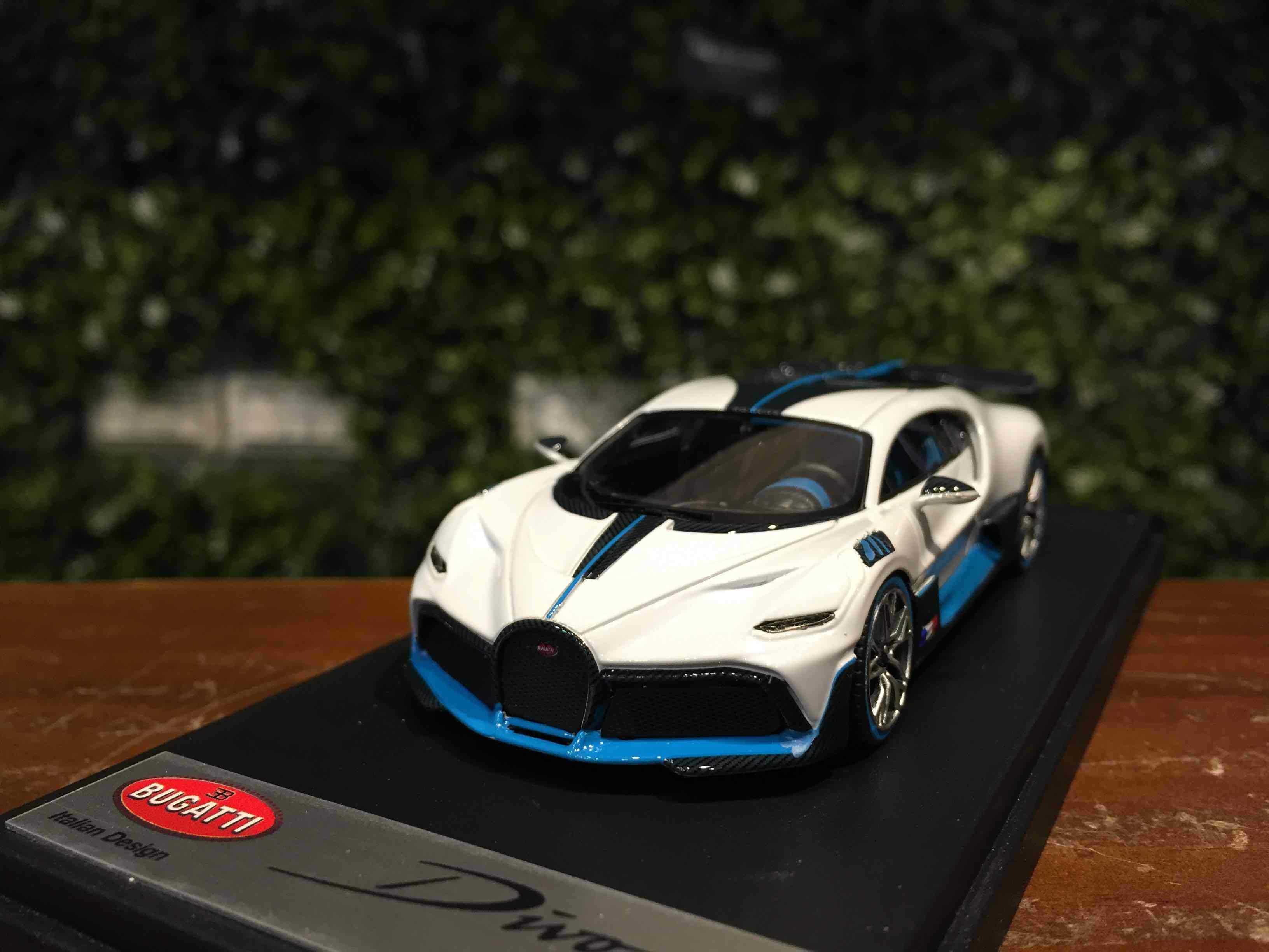 1/43 LookSmart Bugatti Divo Quartz White Glossy LS497B【MGM】