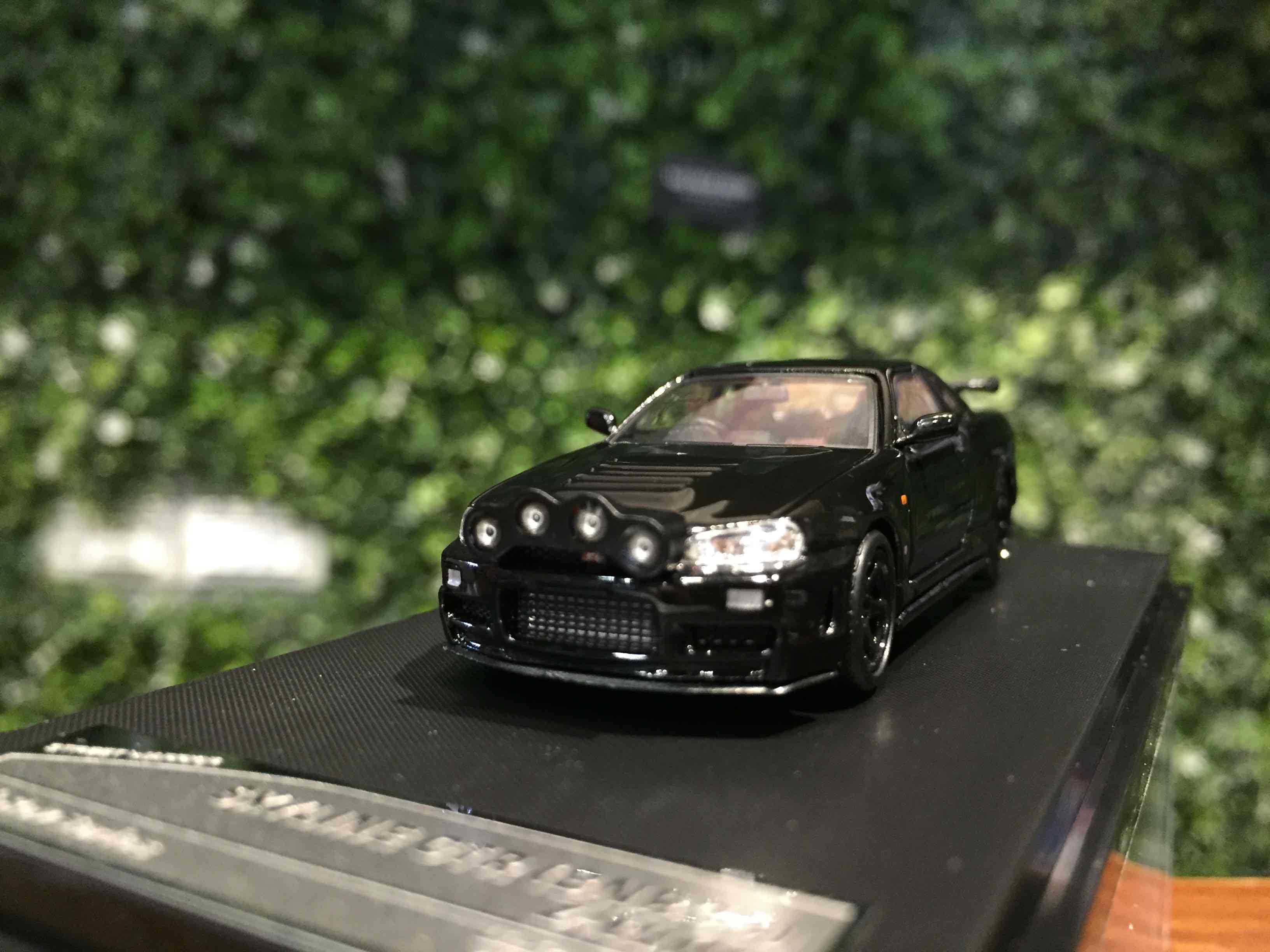 1/64 StreetWeapon Nissan Skyline GTR (R34) Drift Black【MGM】