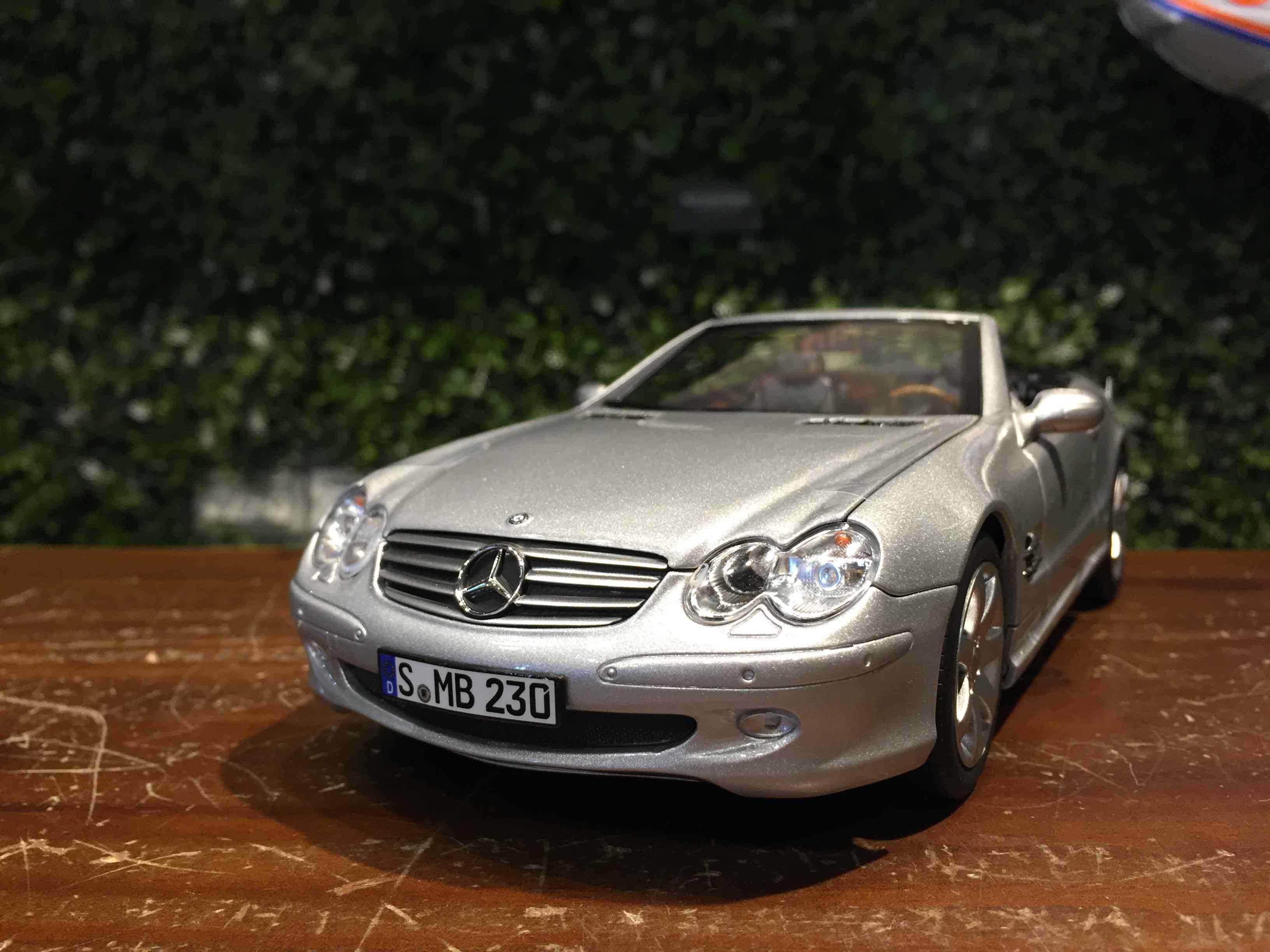 SL 500 R 230 (2001-2006) 1/18 ブリリアントシルバー SL 500 R 230 (2001-2006) 1/18 ブリリアントシルバー SL 500 R 230