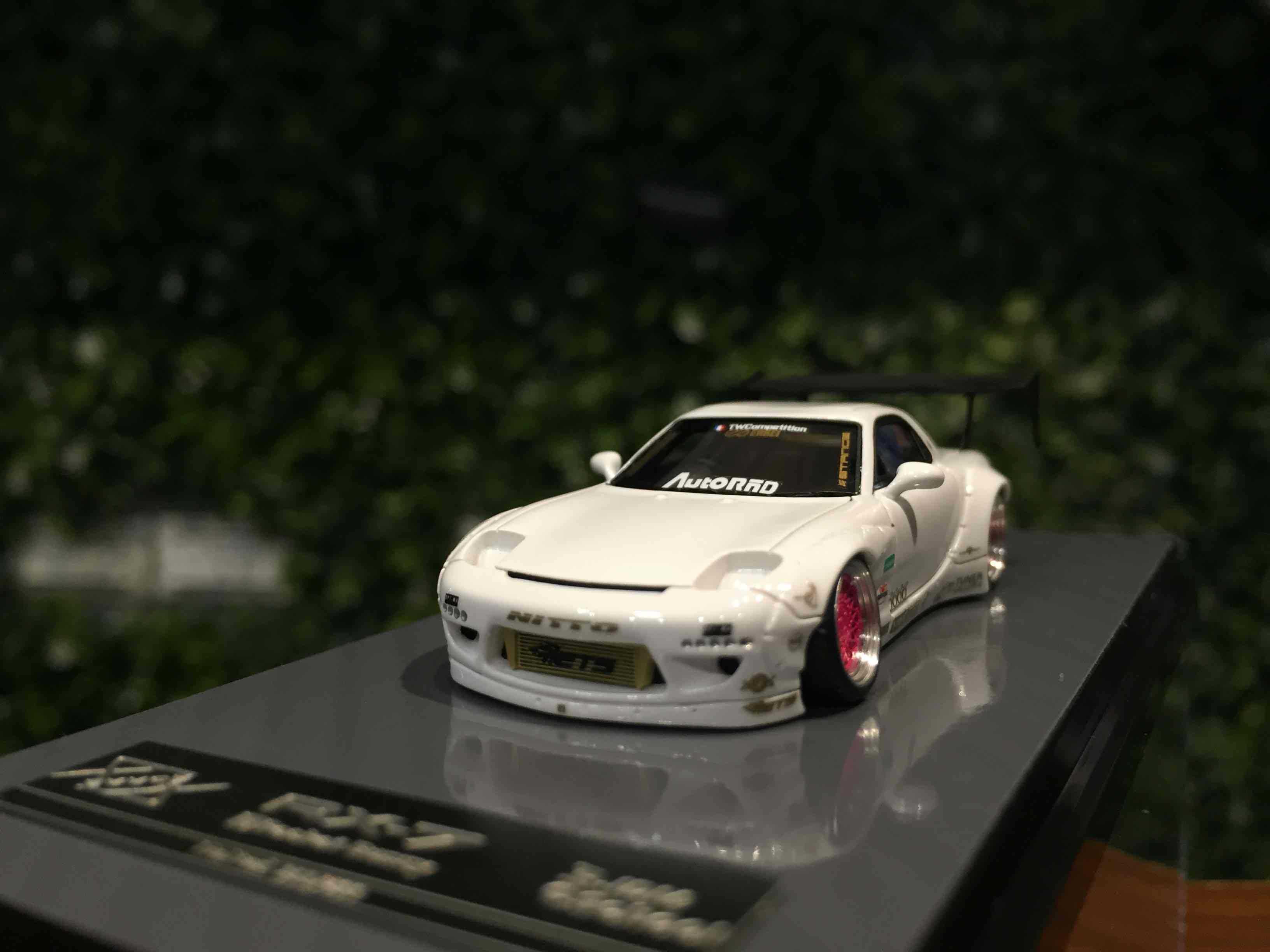 1/64 YM-Model Pandem Mazda RX-7 (FD3S) Pearl White【MGM】