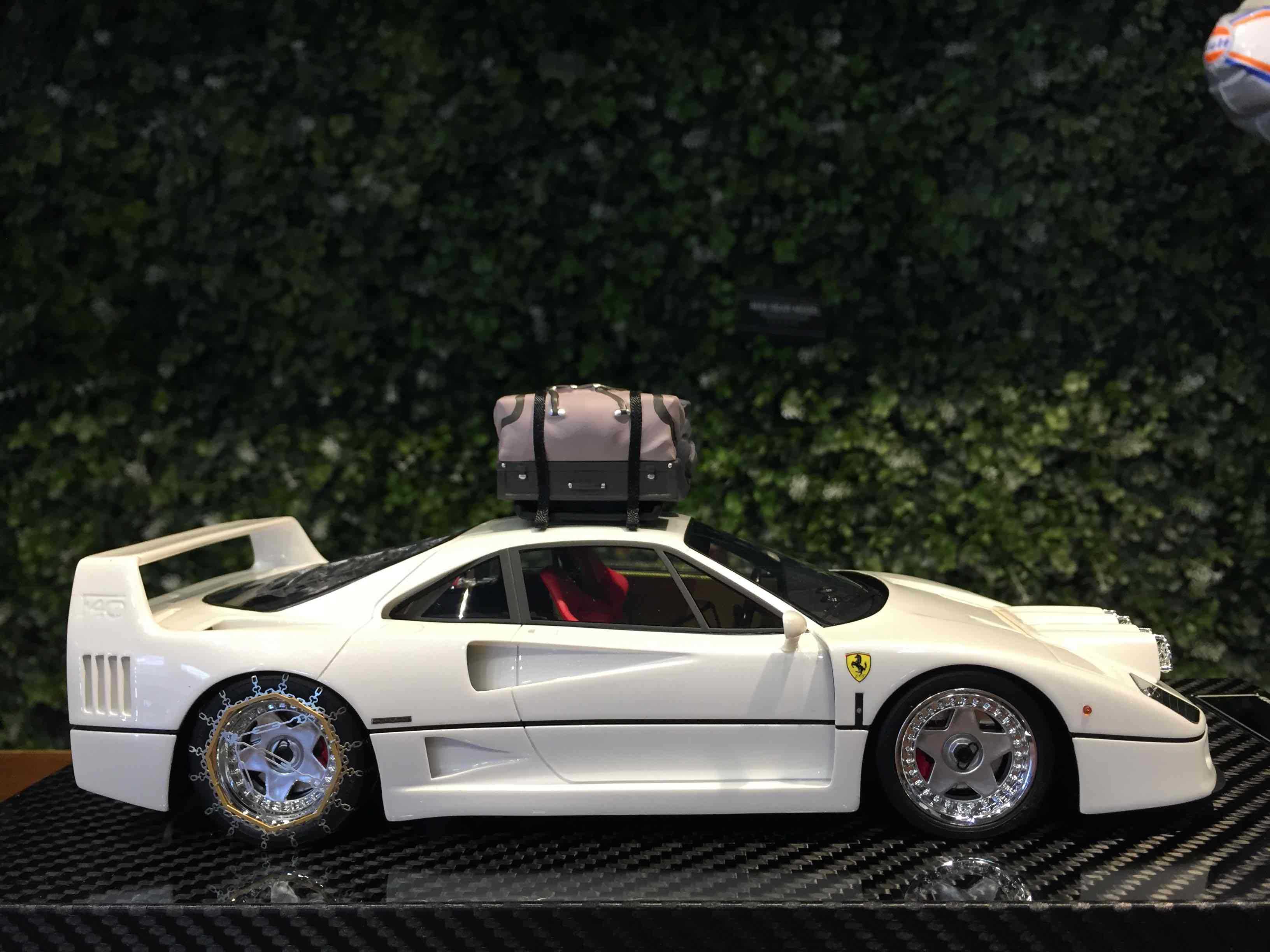 1/18 VIP Model Ferrari F40 Snow Drifting White VIP180512【MGM