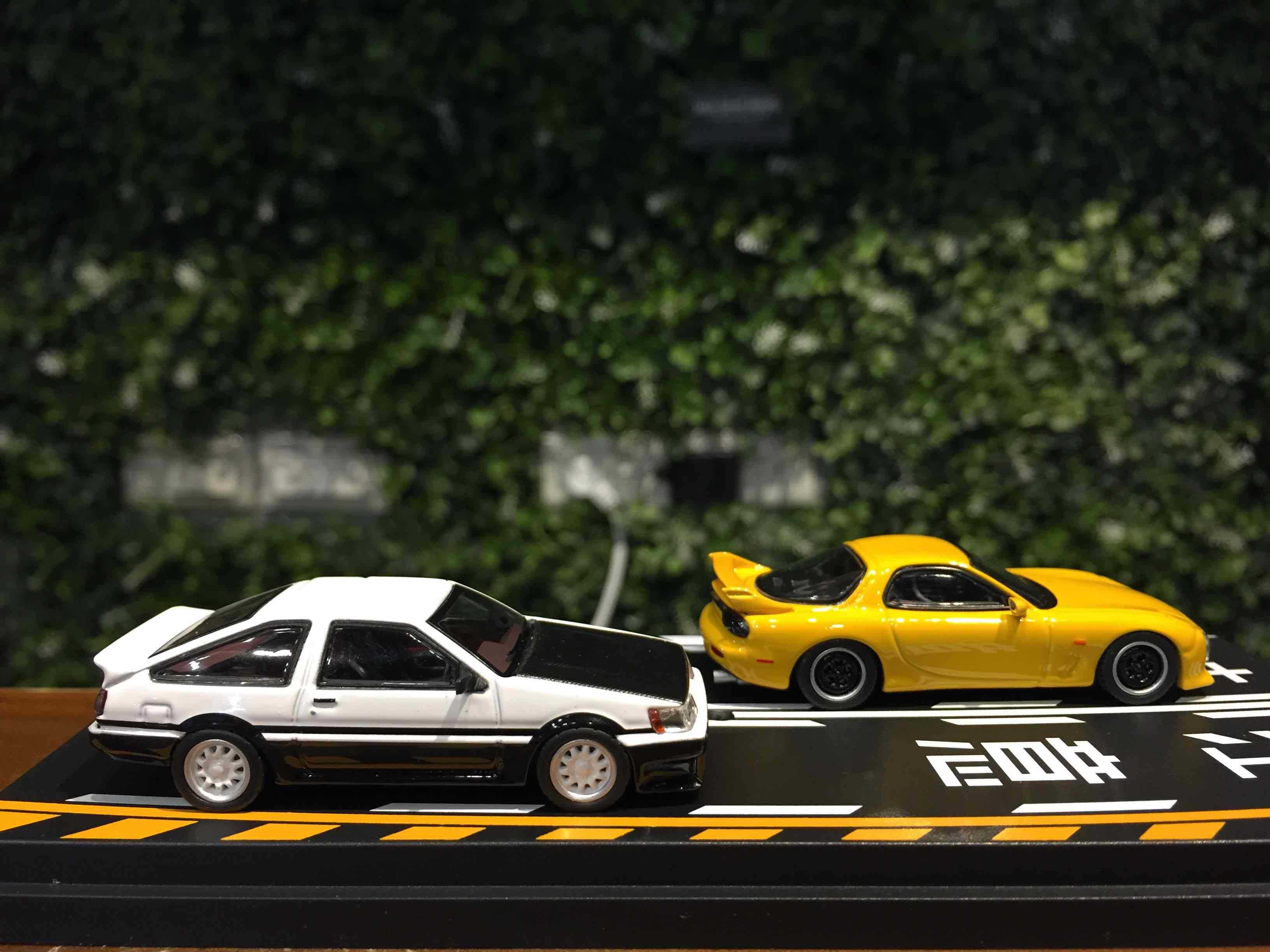 1/64 Modelers 頭文字D 高橋啟介 RX-7 FD3S) 秋山涉 AE86 MD64210【MGM】