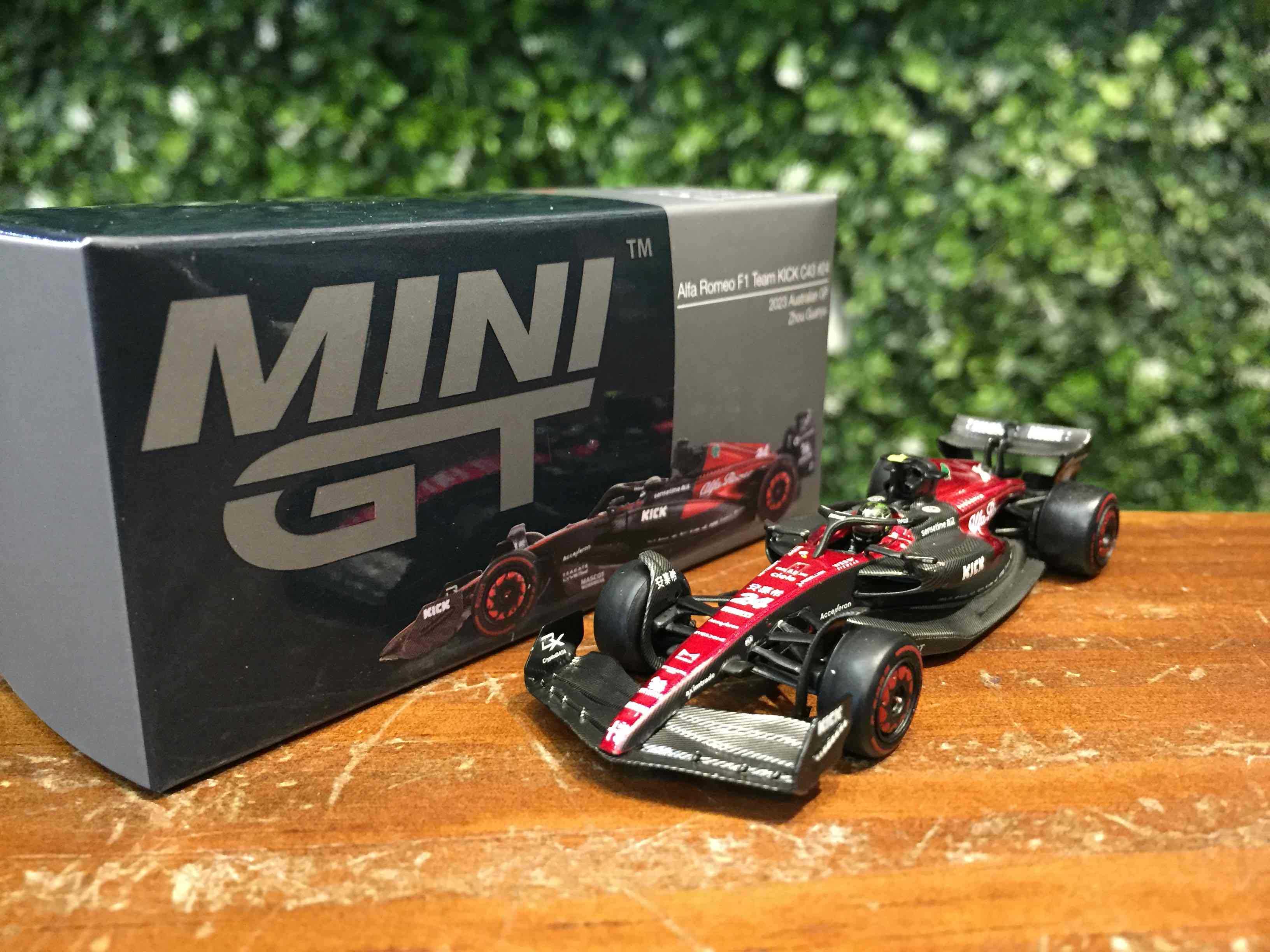 1/64 MiniGT Alfa Romeo C43 Zhou GuanYu 2023 MGT00728L【MGM】