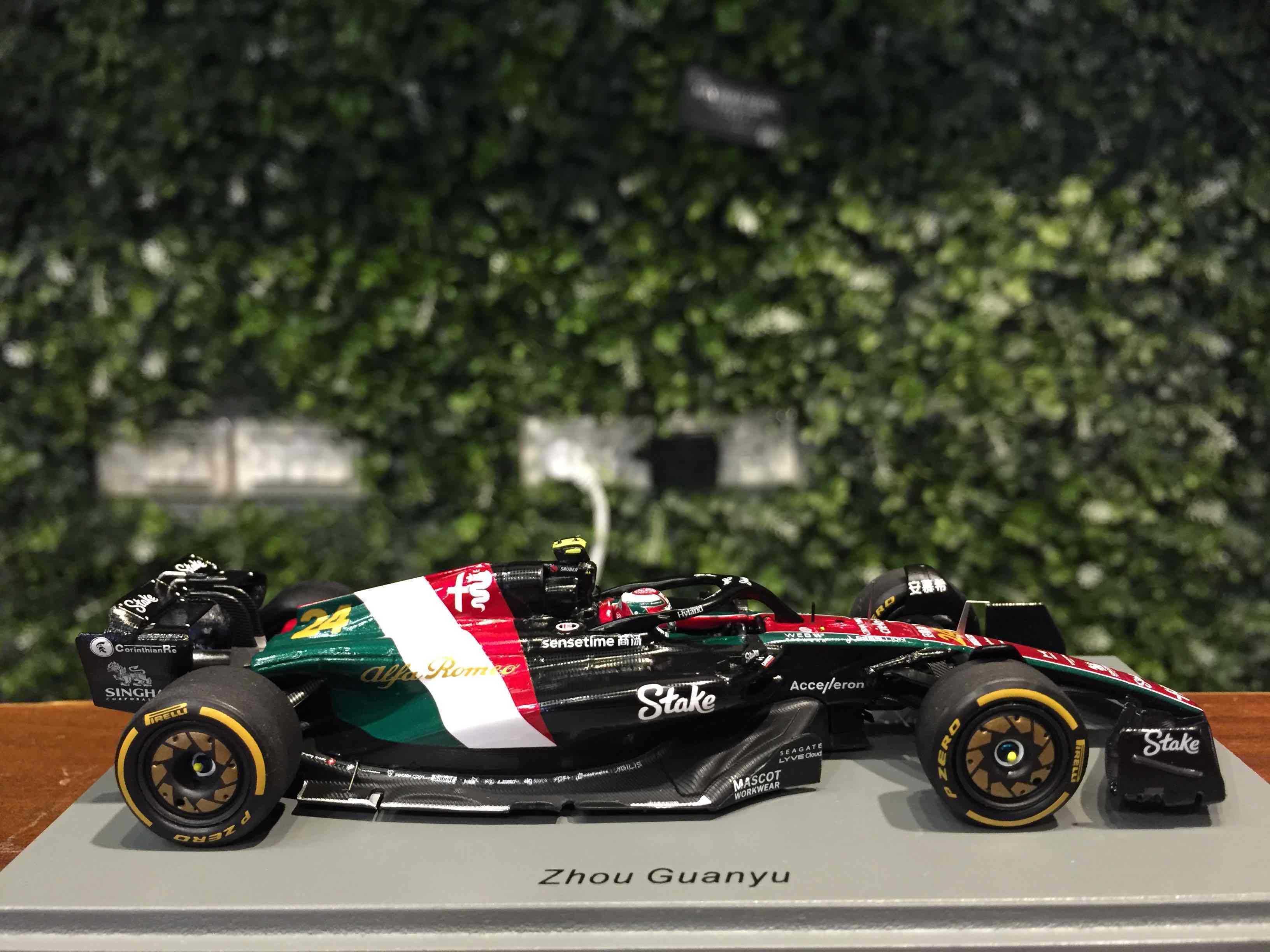 1/43 Spark Alfa Romeo C43 Zhou GuanYu GP 2023 S8933【MGM】