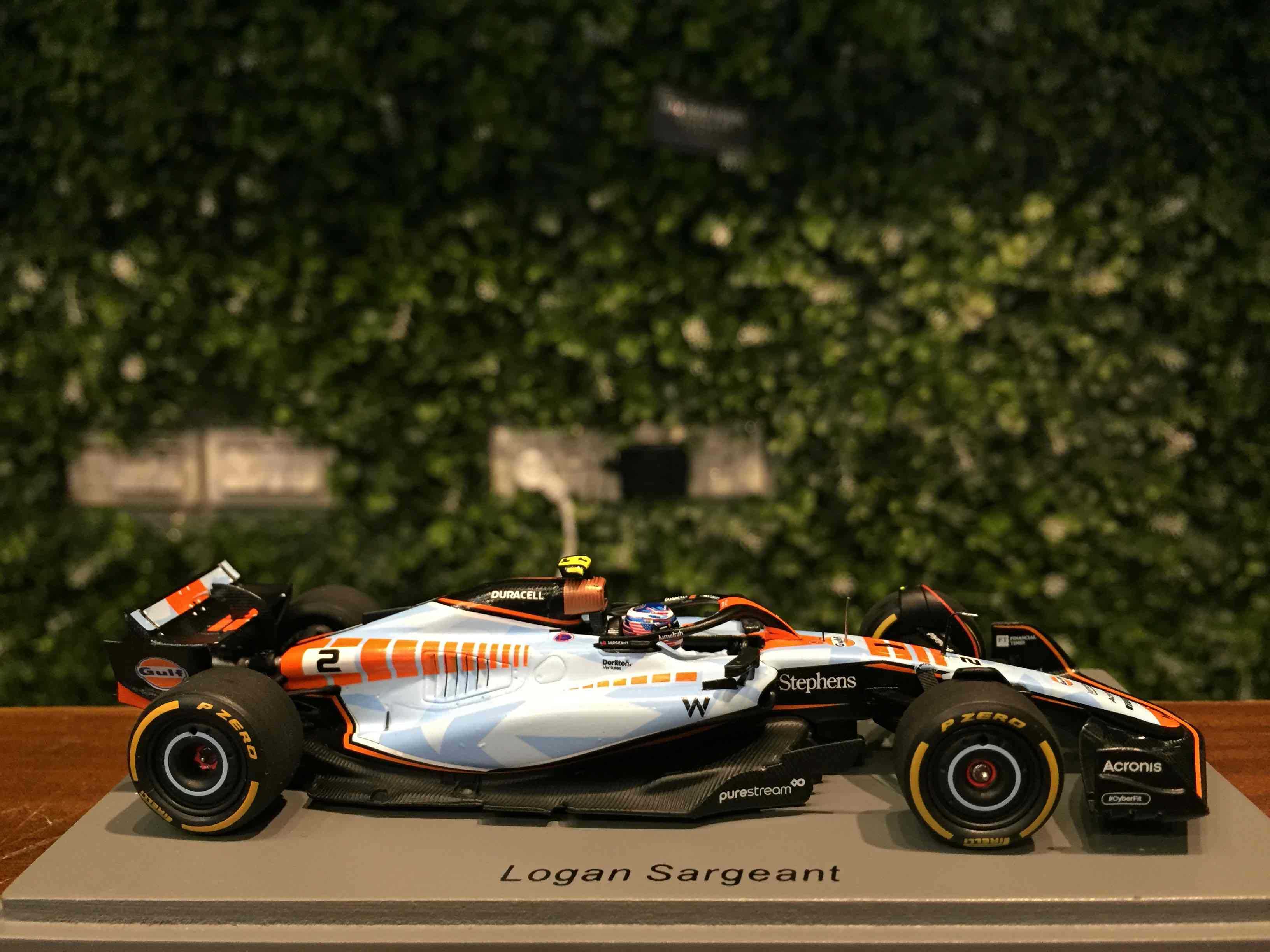 1/43 Spark Williams FW45 Logan Sargeant Singapore S8930【MGM】