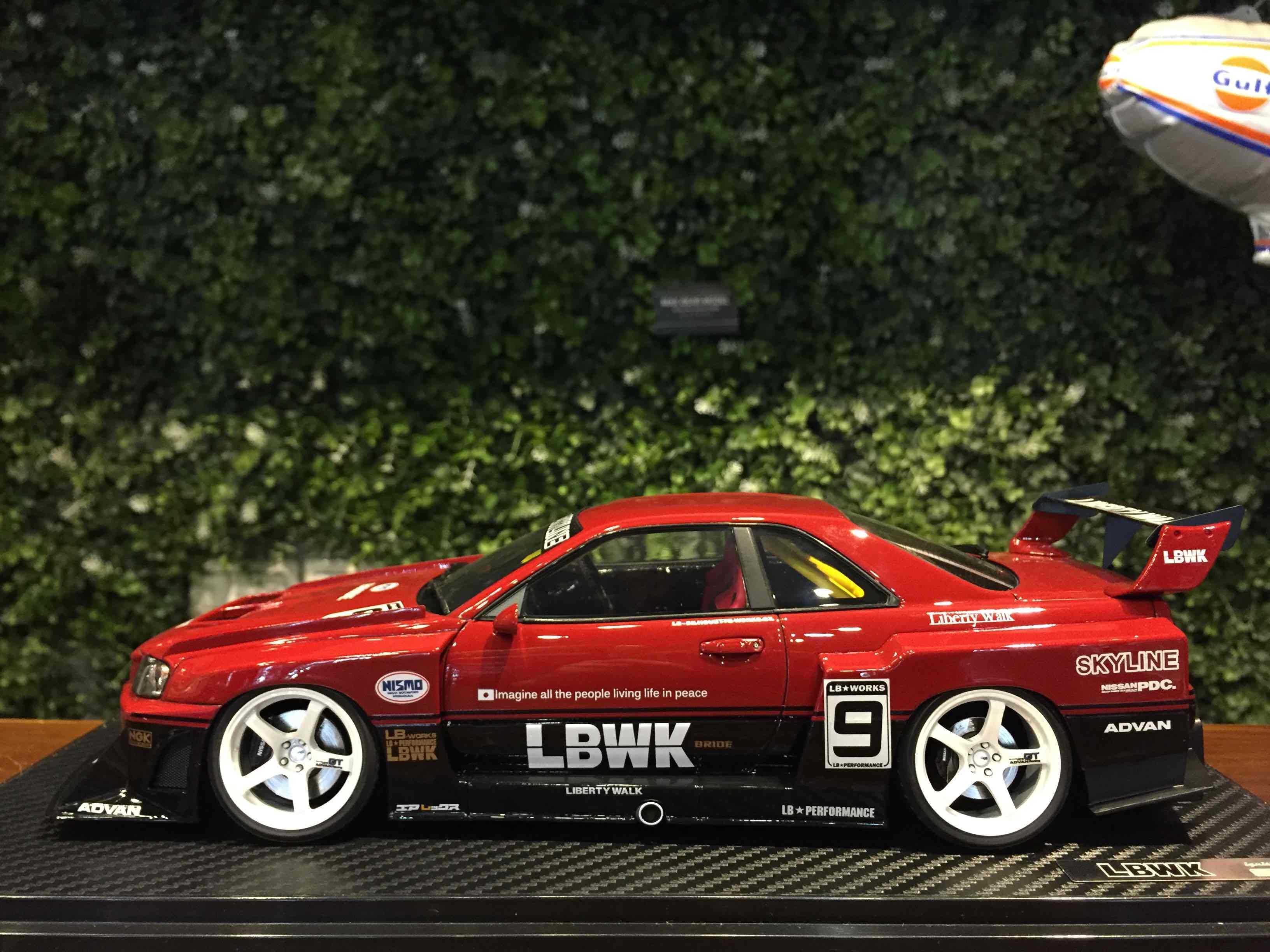 1/18 Ignition LB SuperSilhouette SKYLINE GTR R34 IG2706【MGM】