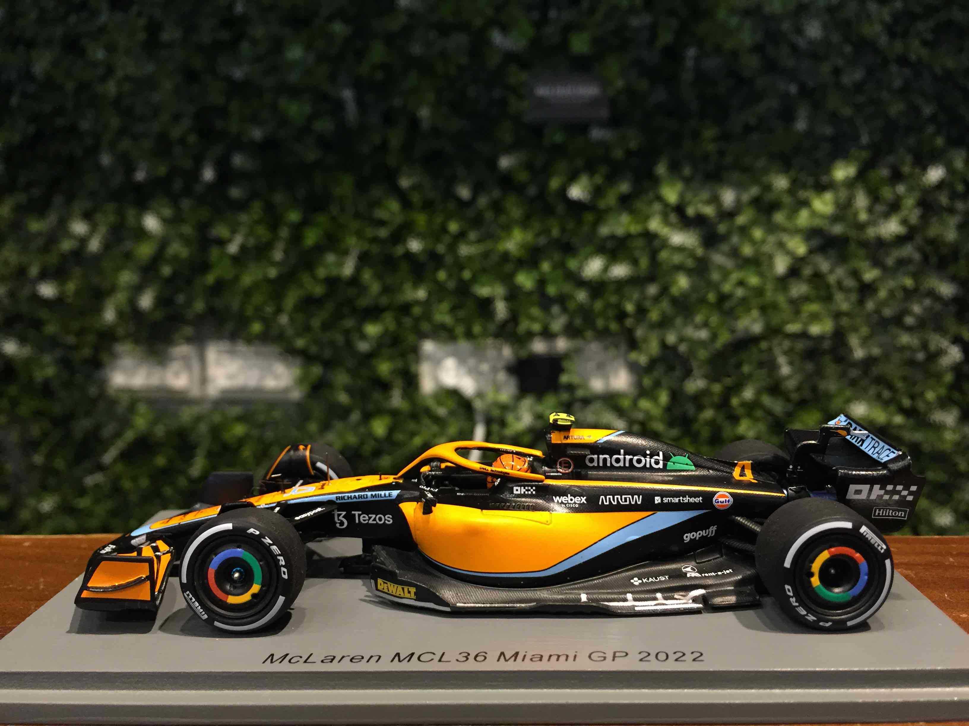 1/43 Spark McLaren MCL36 Lando Norris Miami 2022 S8535【MGM】