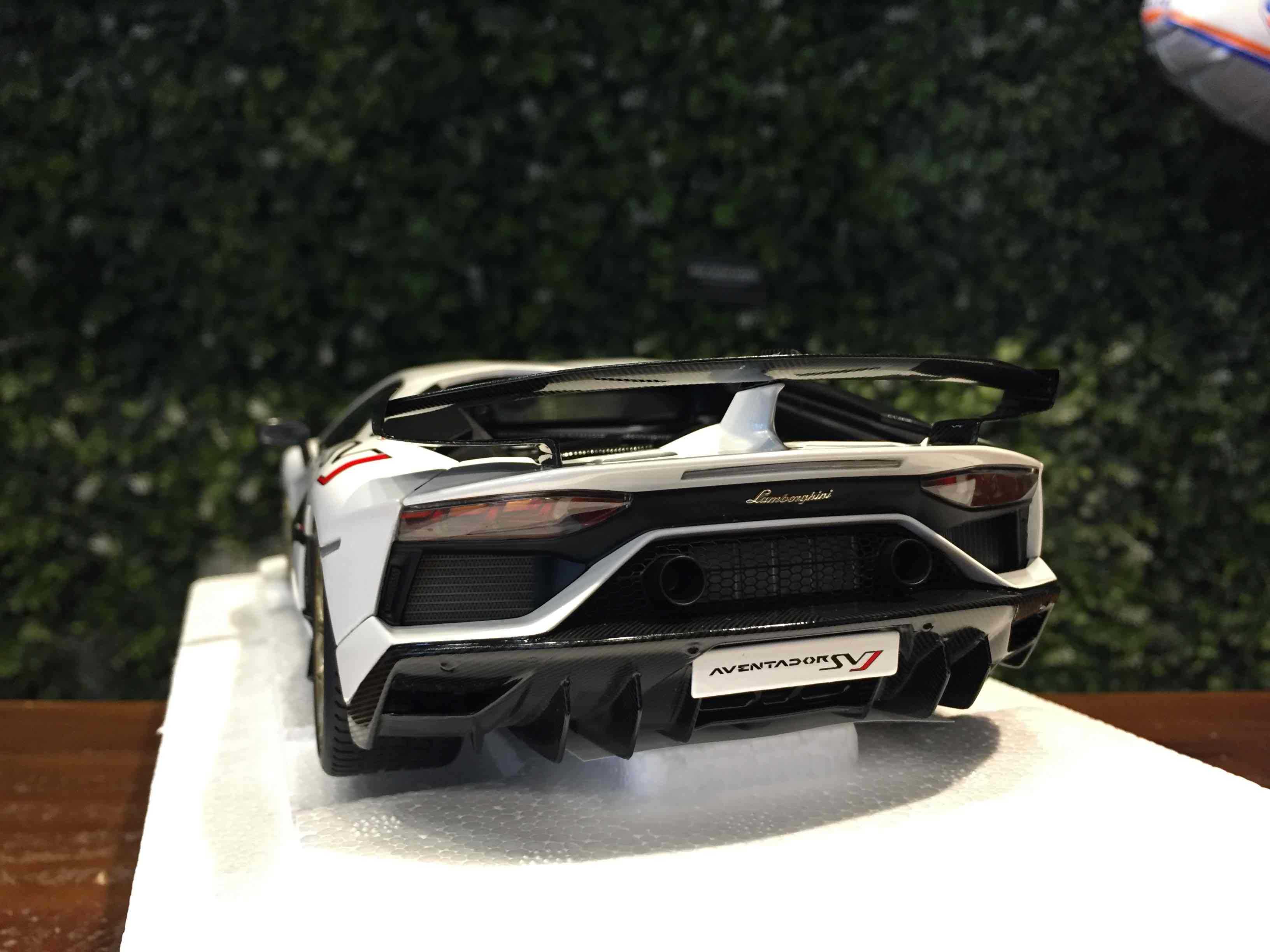 1/18 AUTOart Lamborghini Aventador SVJ PearlWhite 79217【MGM】