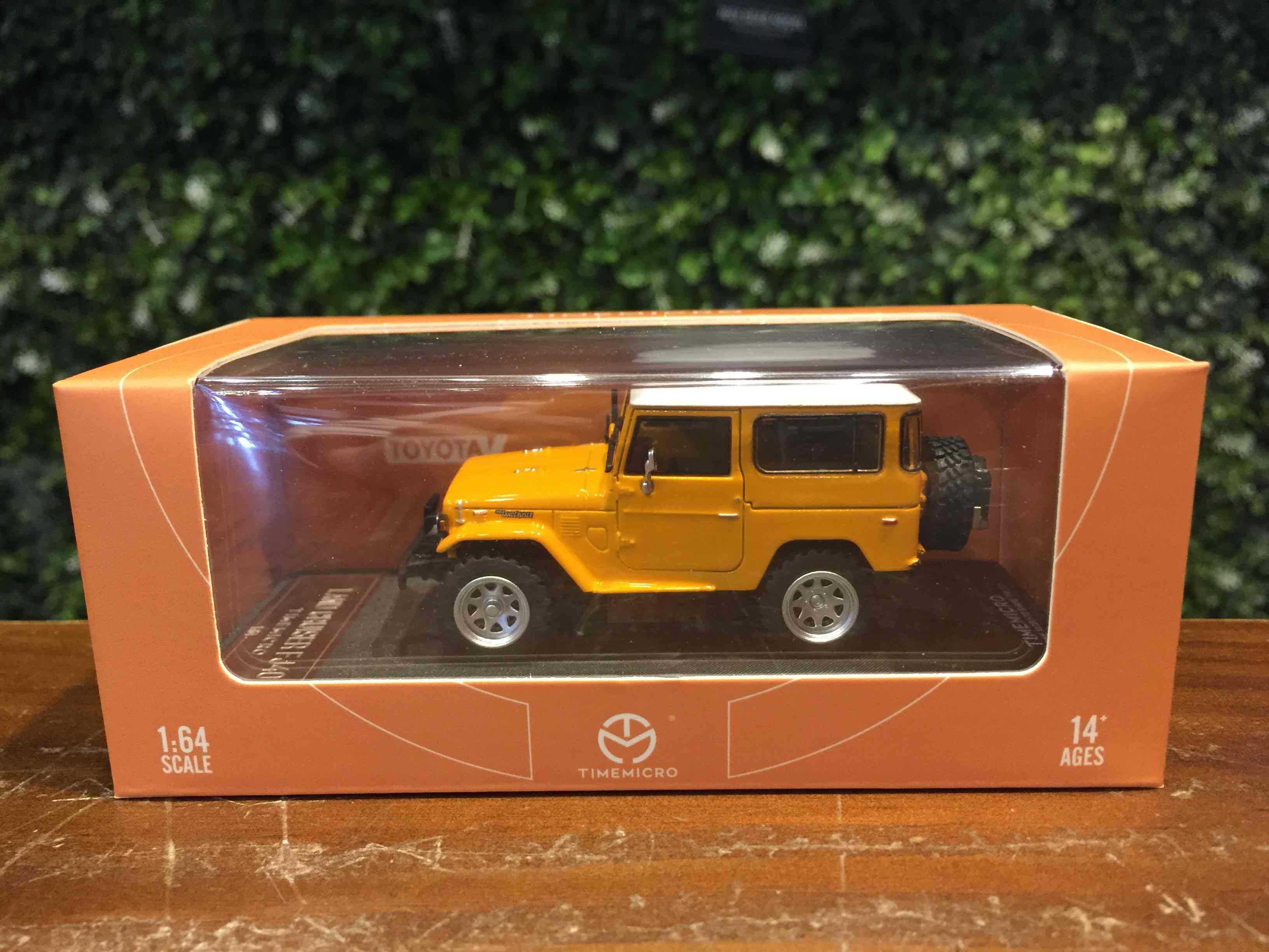 1/64 TimeModel Toyota Land Cruiser FJ40 Yellow TM645201【MGM】