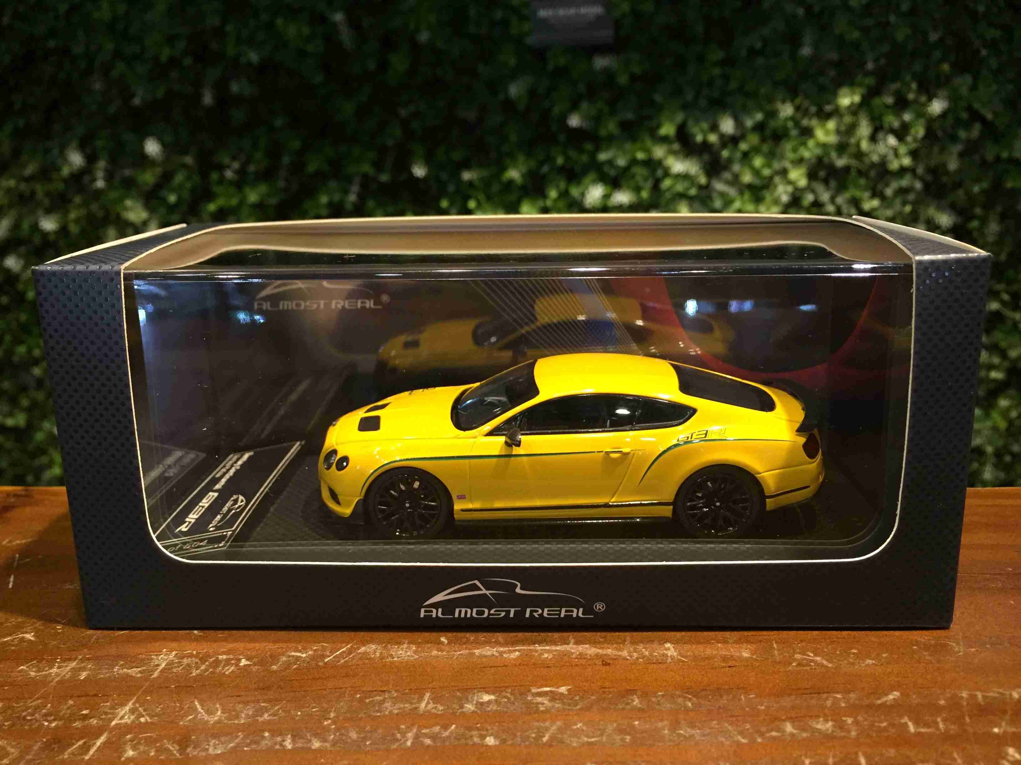 1/43 Almost Real Bentley Continental GT3-R YL 430404【MGM】