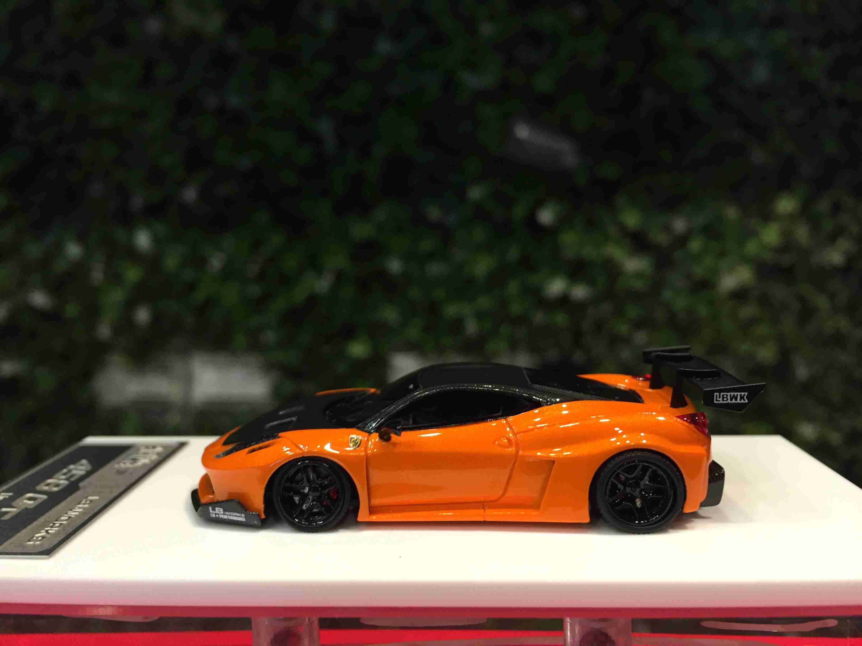 1/64 Flame LBWK Ferrari 458 GT Pearl Orange【MGM】 - Max Gear