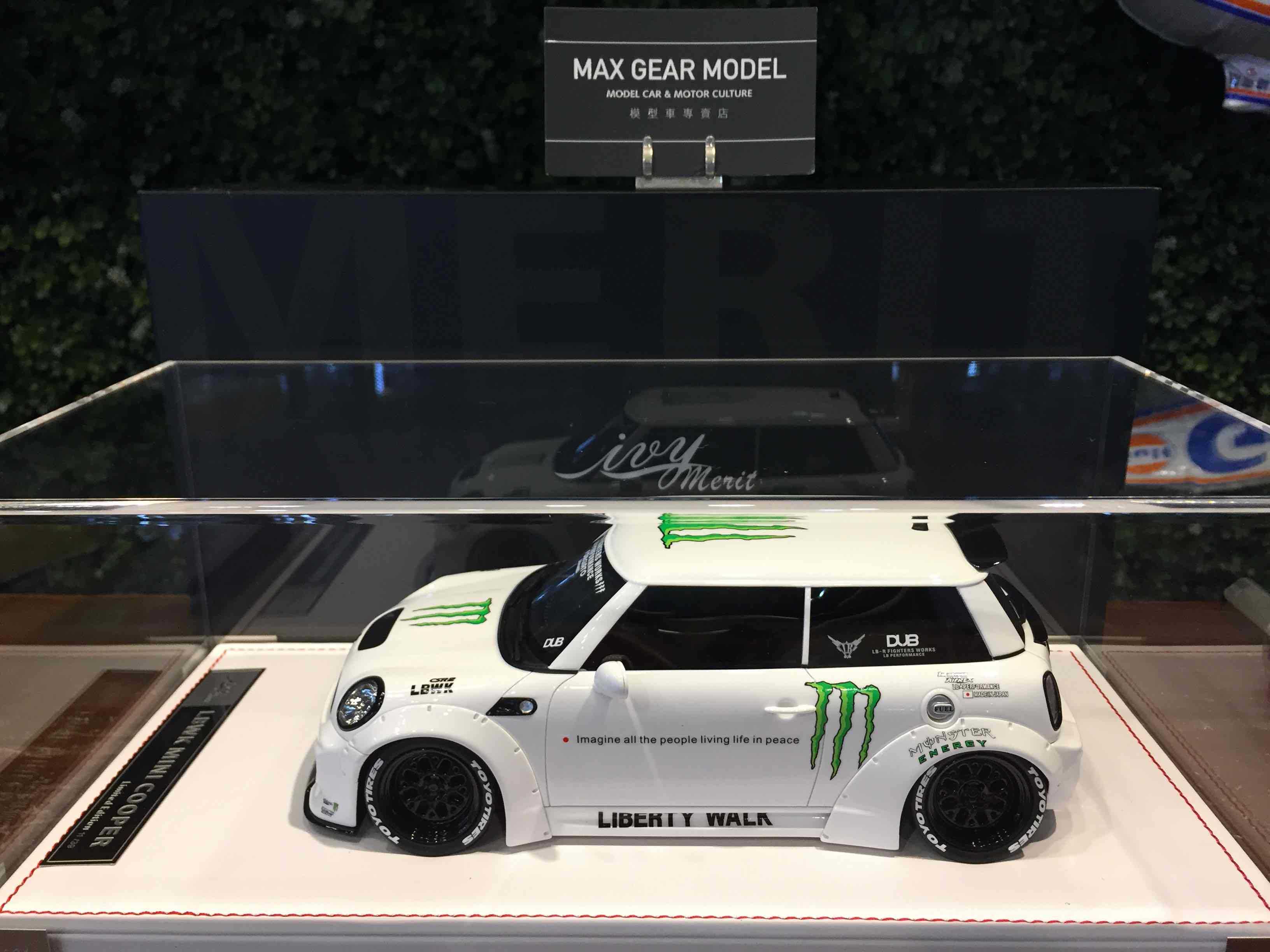 1/18 IVY LBWK Mini Cooper Monster White IM1823G【MGM】