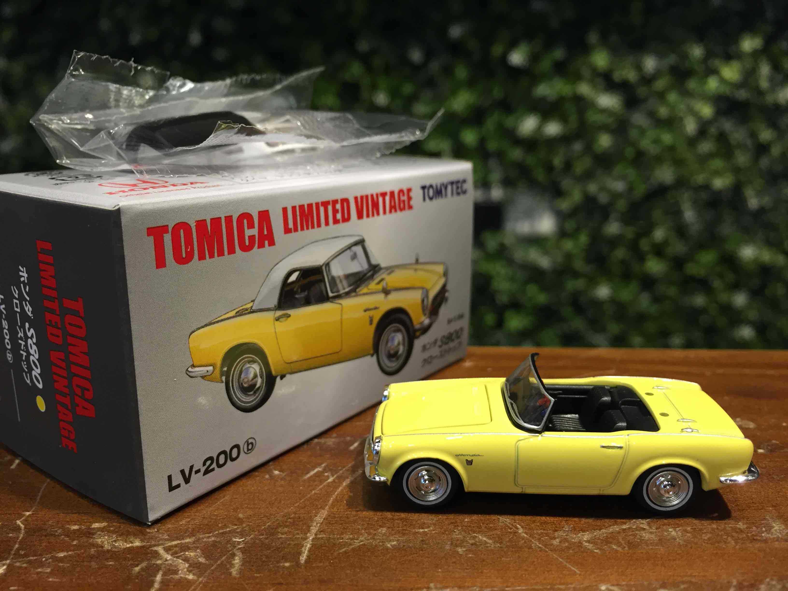 1/64 Tomica Honda S800 Open Close Yellow LV-200b【MGM】