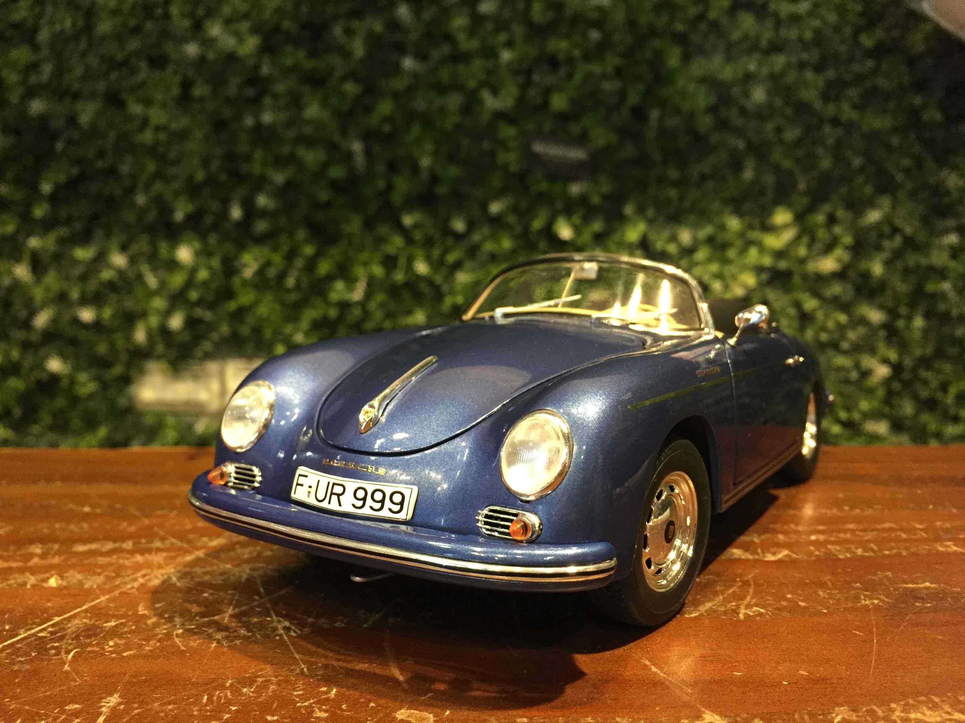 1/18 Schuco Porsche 356 Speedster Blue MET 450031800【MGM】