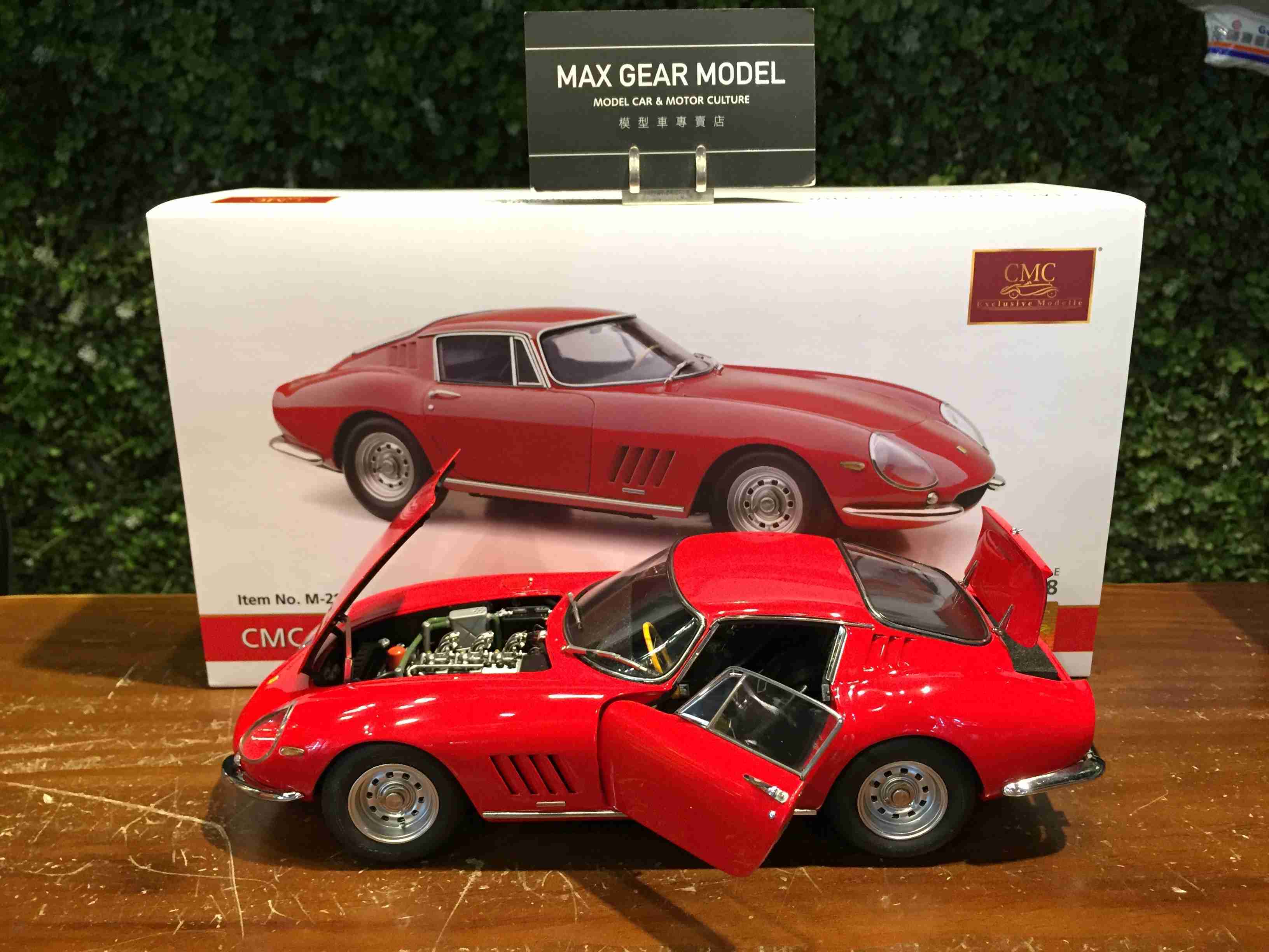 1/18 CMC Ferrari 275 GTB/C 1966 Red M210【MGM】