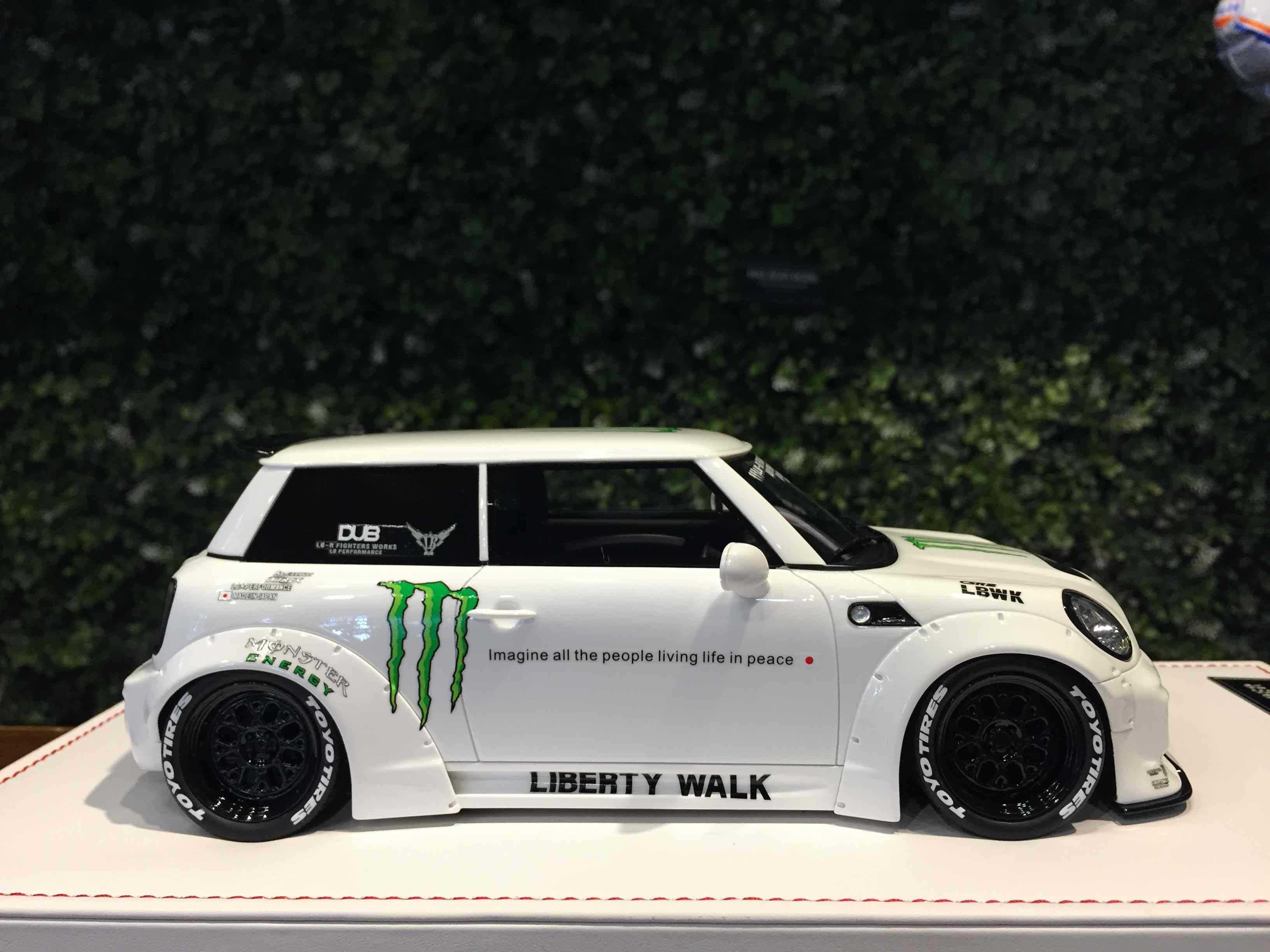 1/18 IVY LBWK Mini Cooper Monster White IM1823G【MGM】