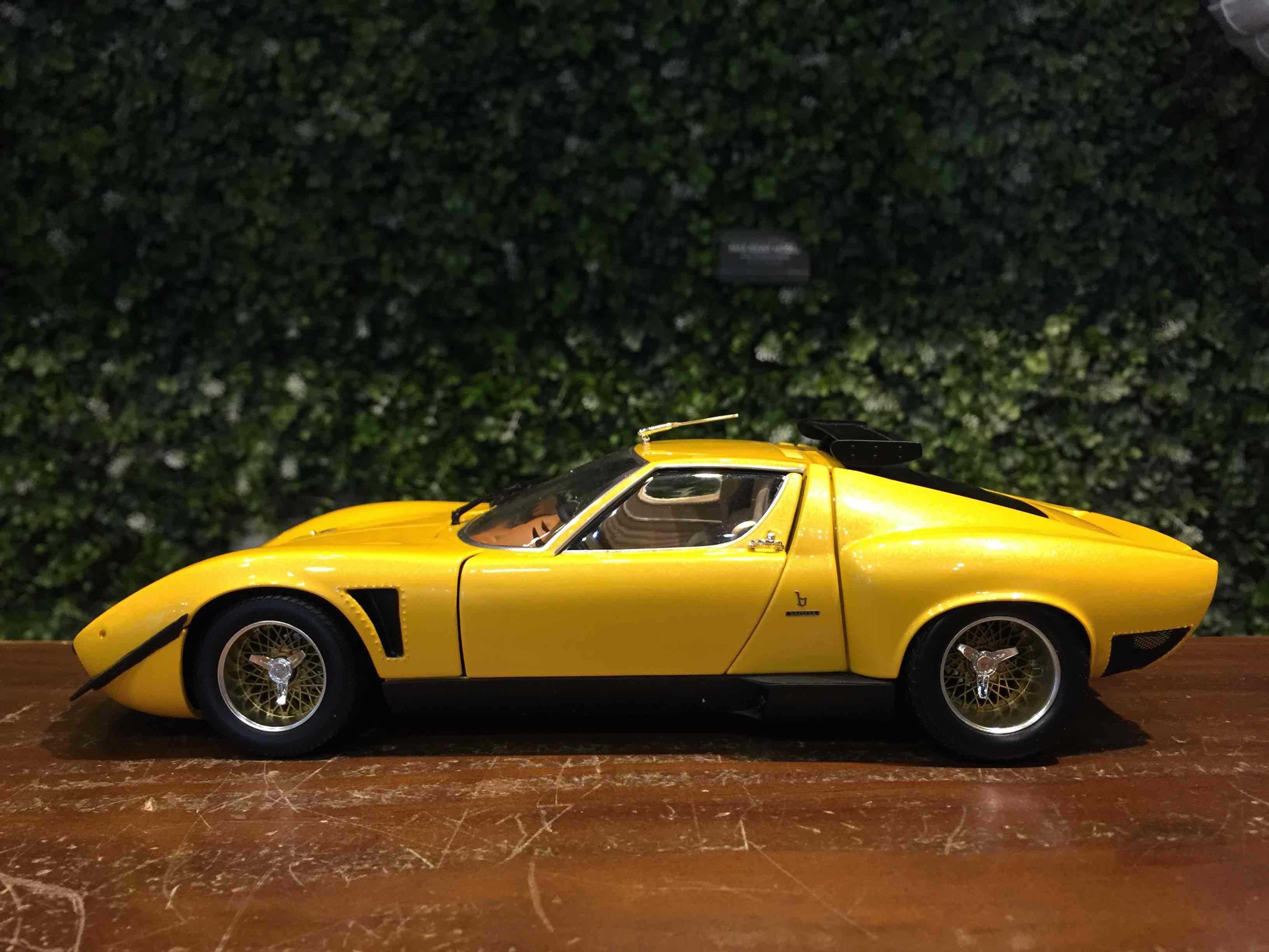 1/18 Kyosho Lamborghini Miura SVR Yellow 08319GY【MGM】