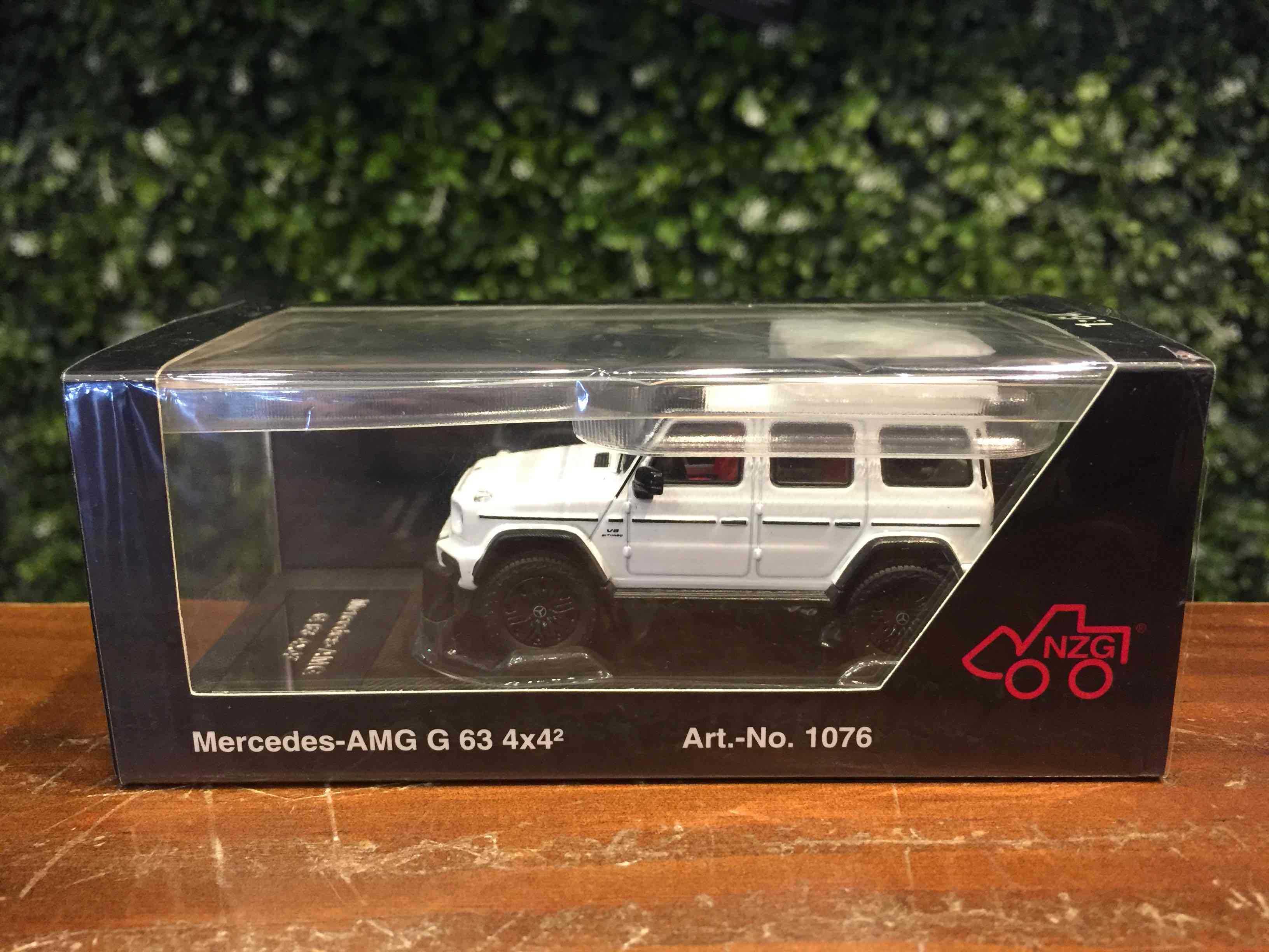 1/64 NZG Mercedes-AMG G63 4x4 (W464) White 1076/40【MGM】