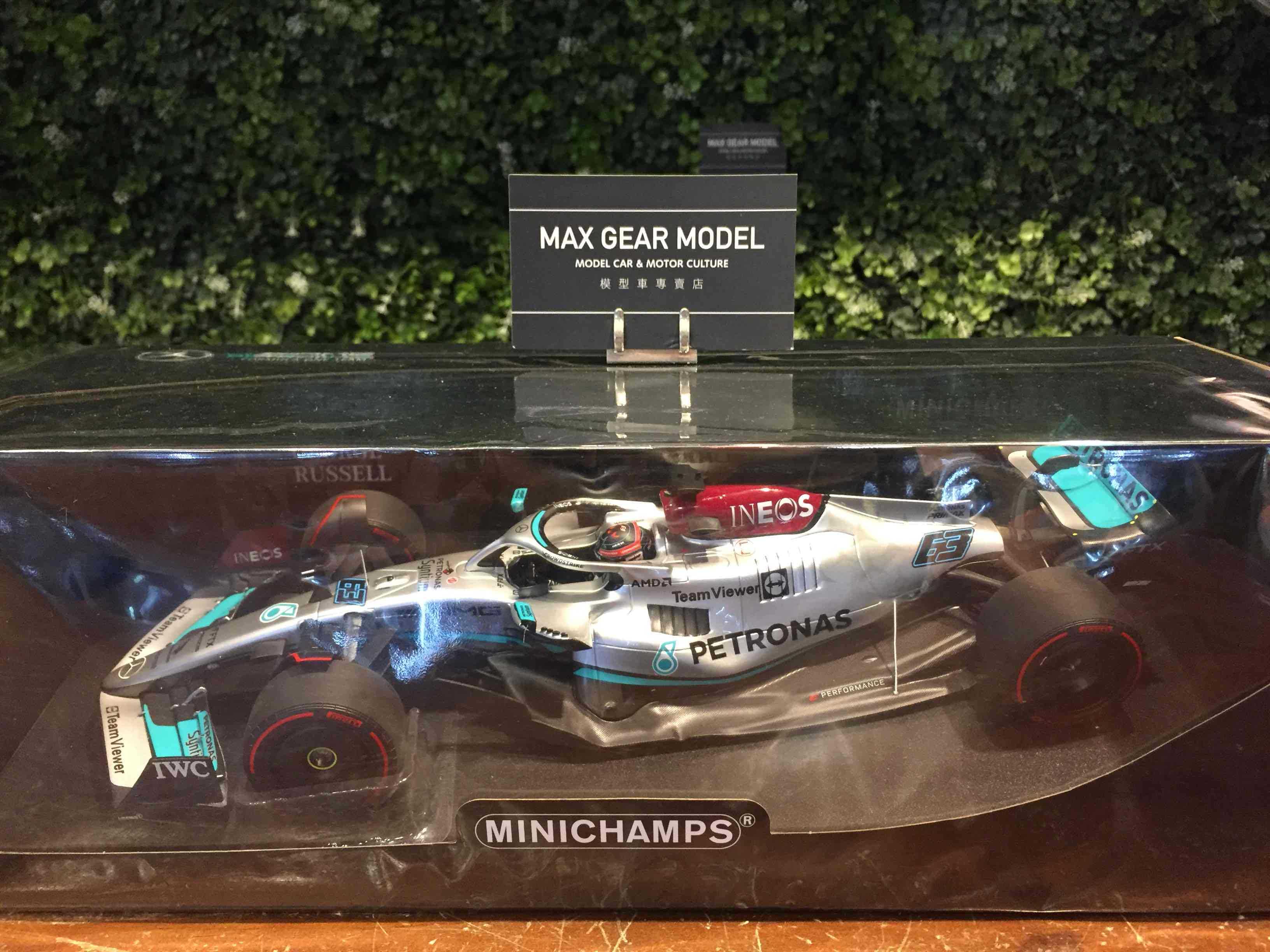 1/18 Minichamps MercedesAMG W13 GeorgeRussell 110220063【MGM】