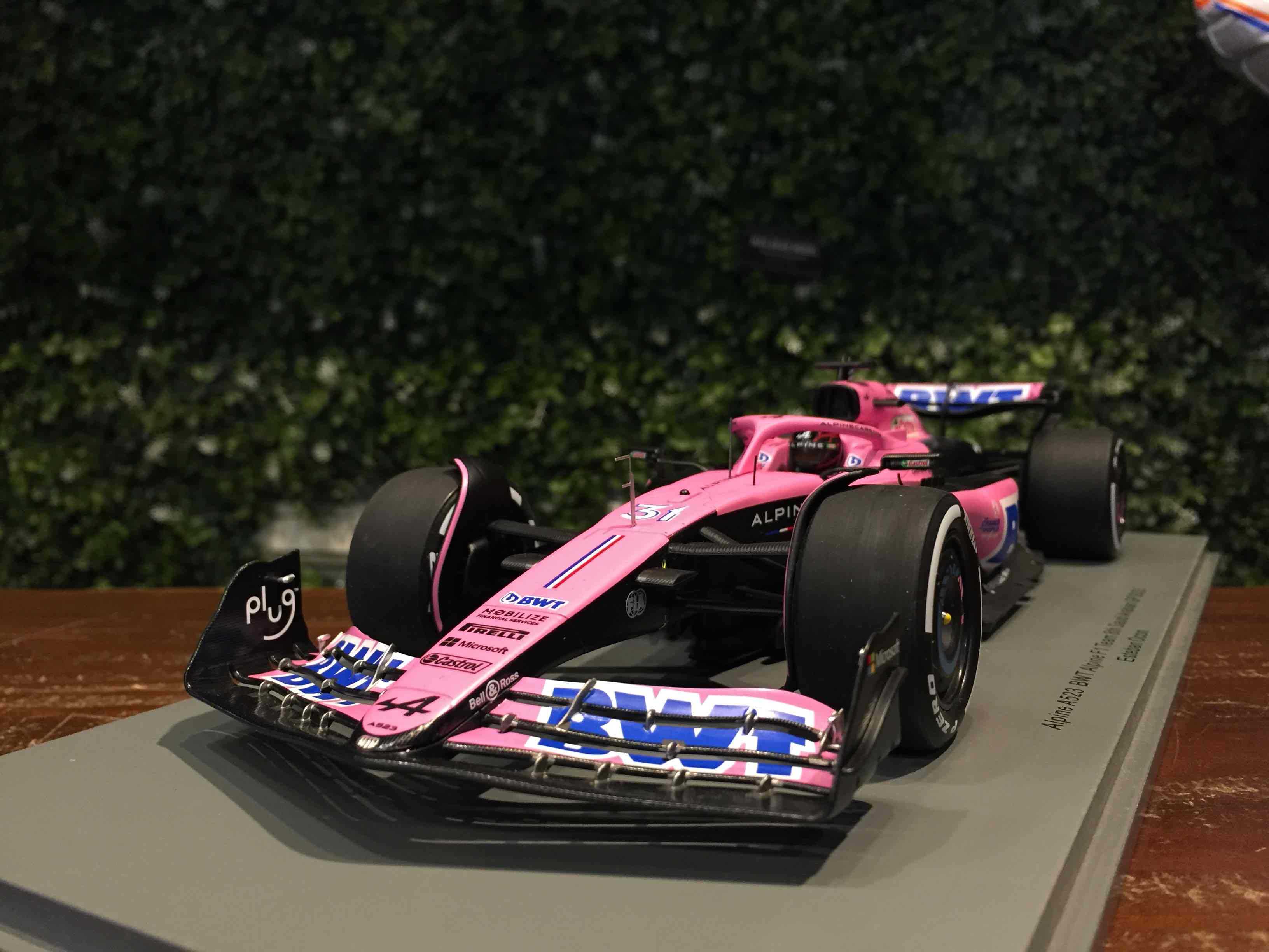 1/18 Spark Alpine A523 Esteban Ocon 8th GP 2023 18S883【MGM】