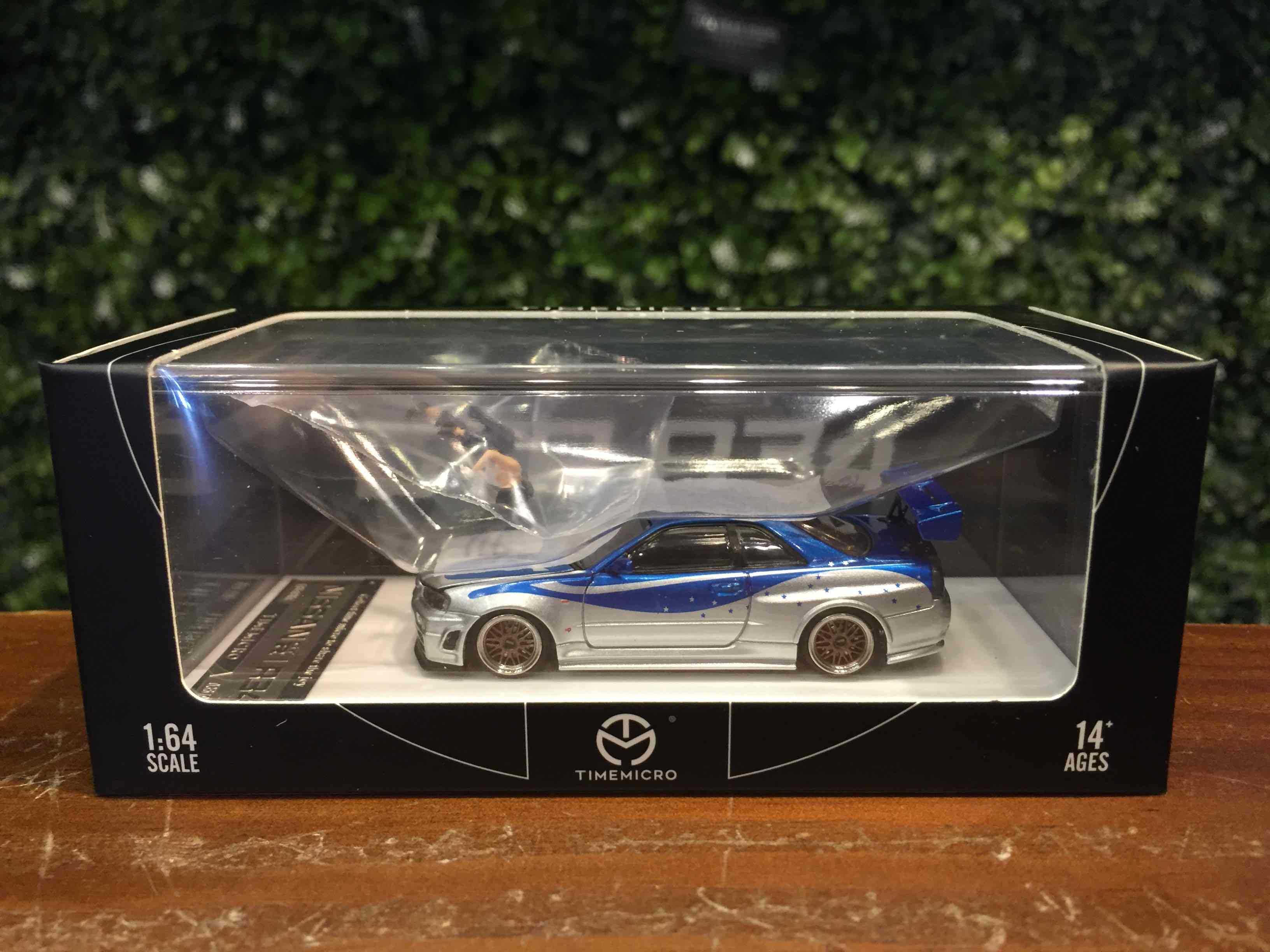 1/64 TimeModel Nissan Skyline GTR R34 Figure TM6434261【MGM】