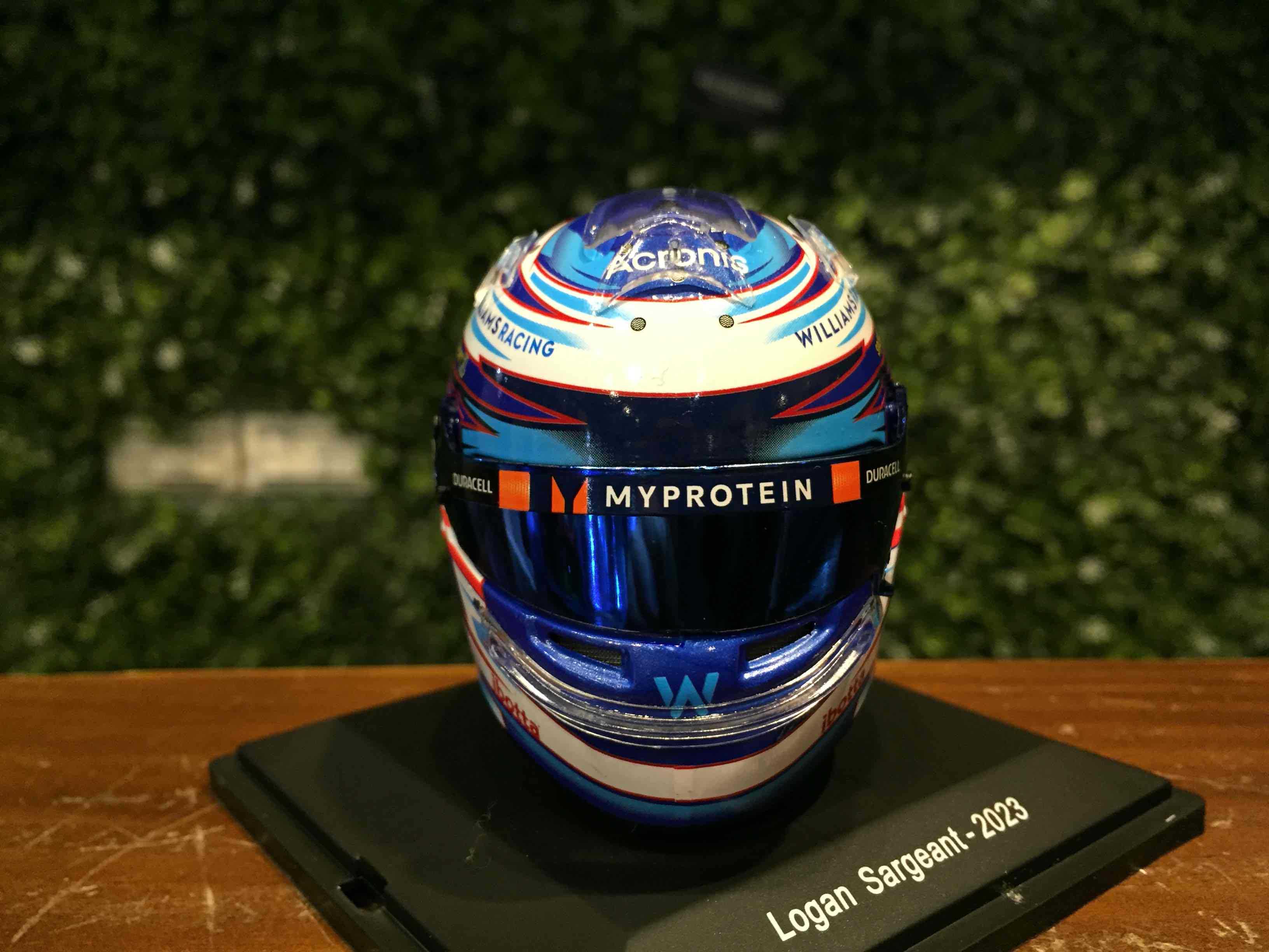 1/5 Spark Logan Sargeant Williams 2023 Helmet 5HF112【MGM】