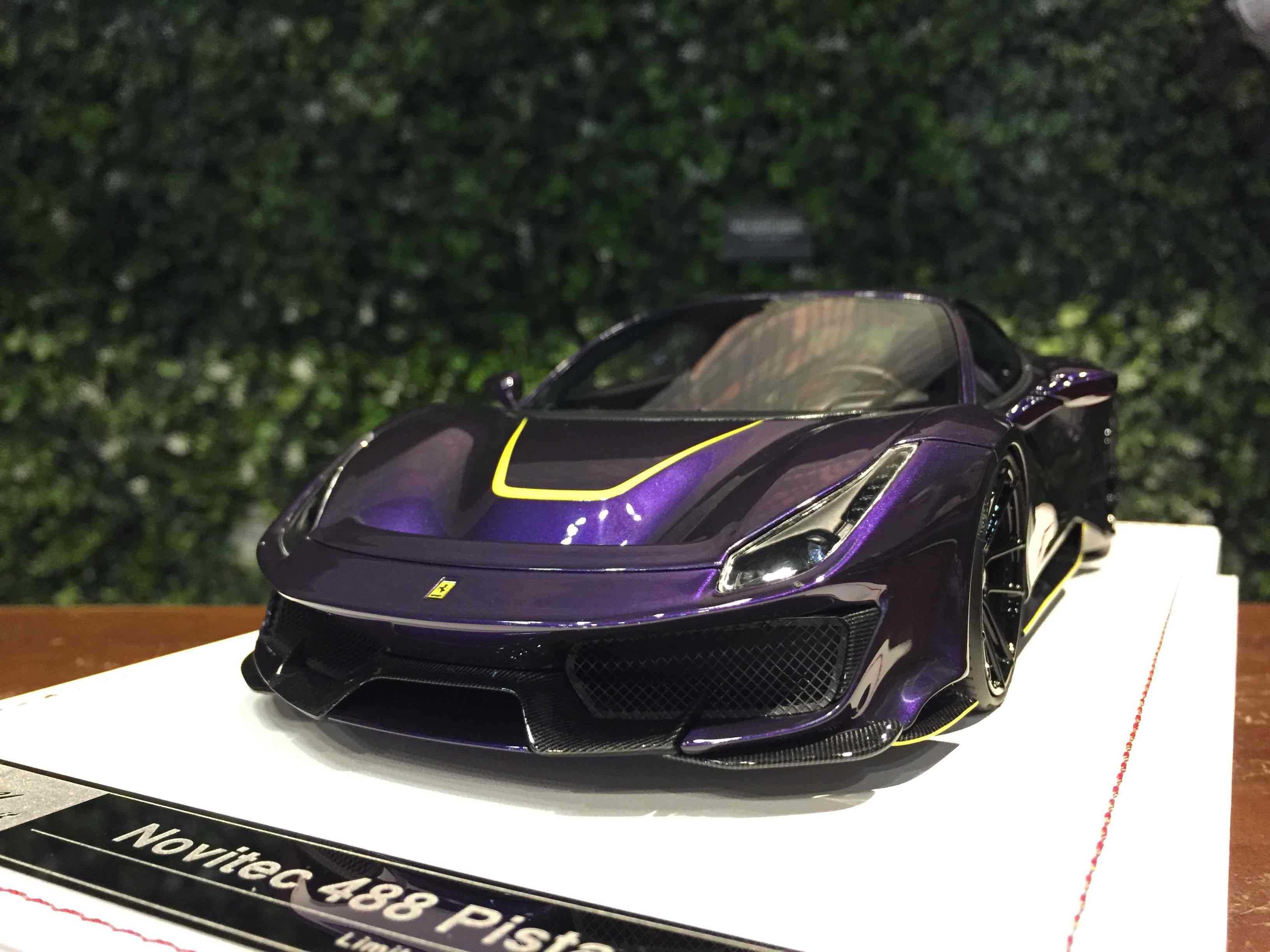 1/18 IVY Novitec Ferrari 488 Pista Purple IVY1812HP【MGM】