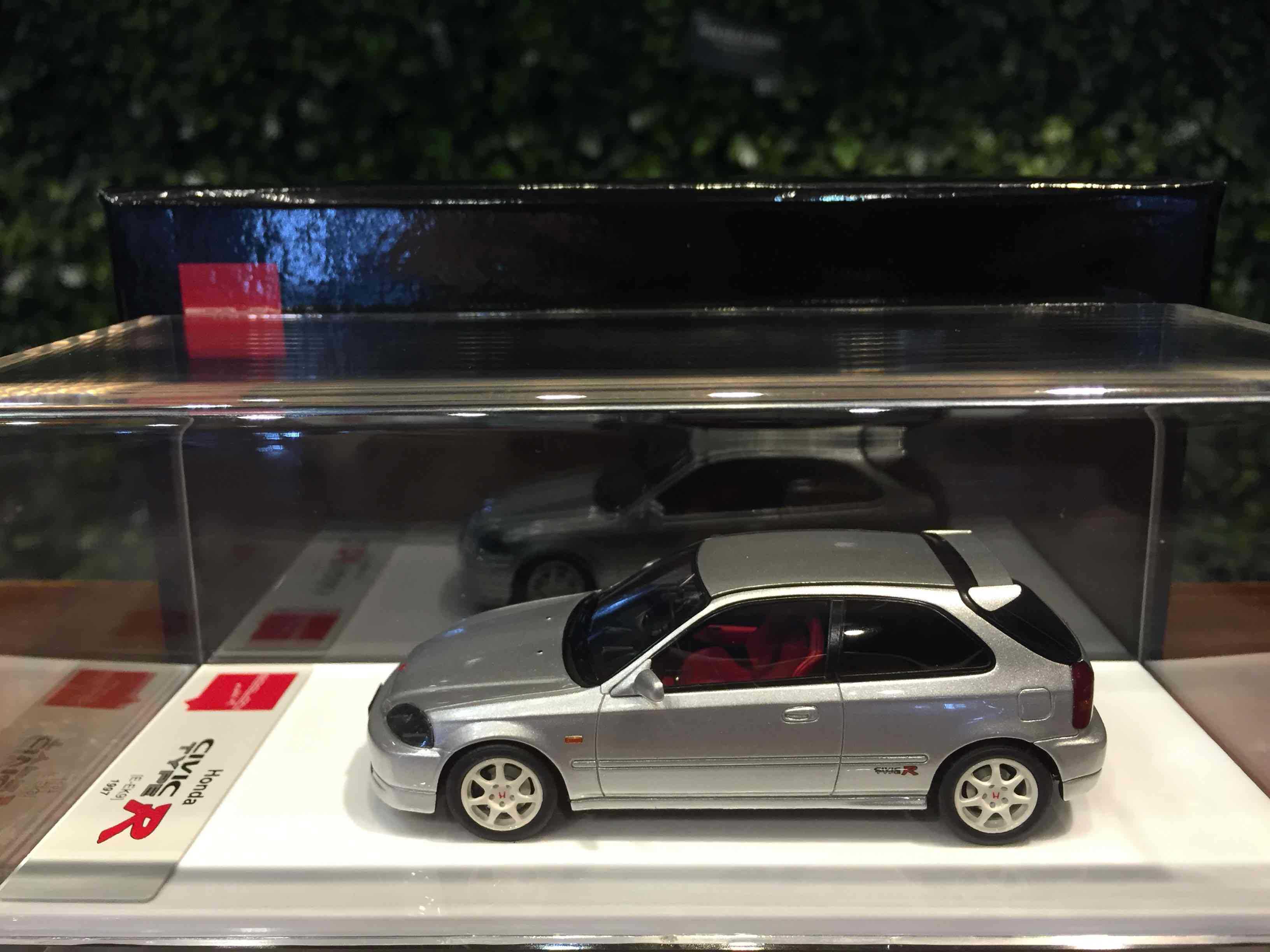 1/43 MakeUp Honda Civic Type R (EK9) 1997 Silver EM480B【MGM】